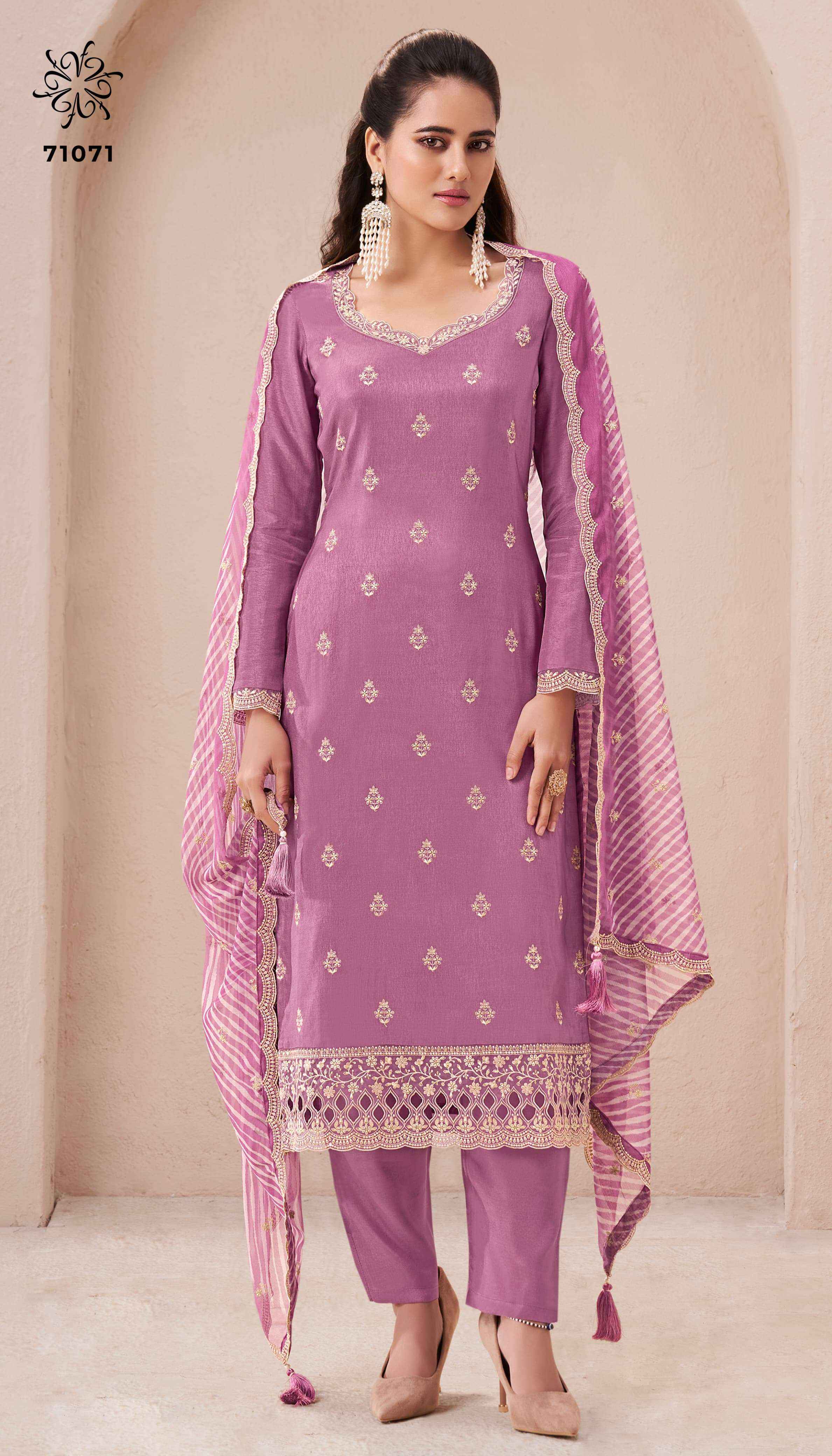 VINAY FASHION KULEESH SOHINI VOL 2 SILK DESIGNER WORK SUIT
