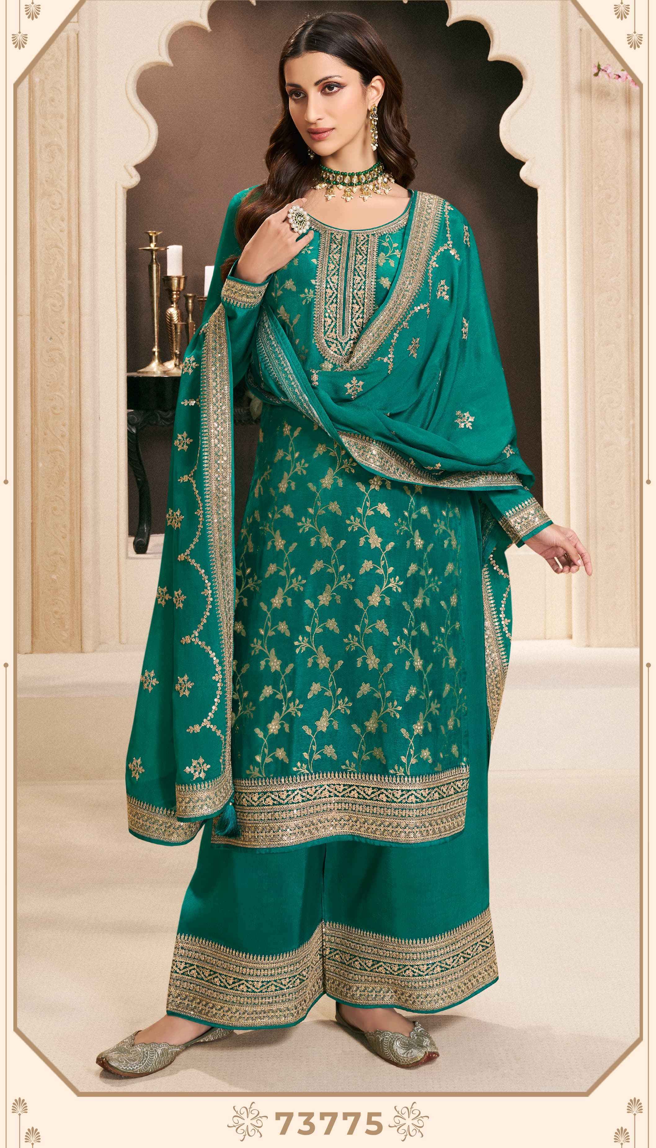Vinay Kuleesh Khanak Wholesale Designer Dress Material ( 5 pcs Catalogue )