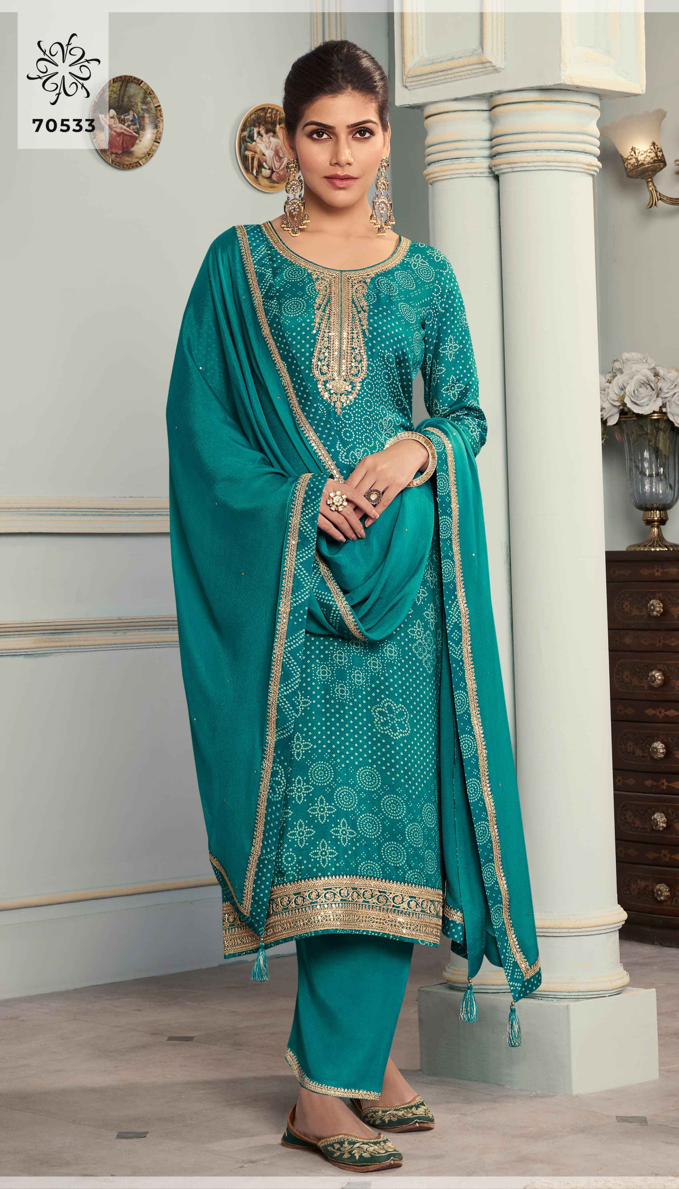 Vinay Kuleesh Stuti Wholesale Designer Salwar Kameez ( 4 Pcs Catalogue )