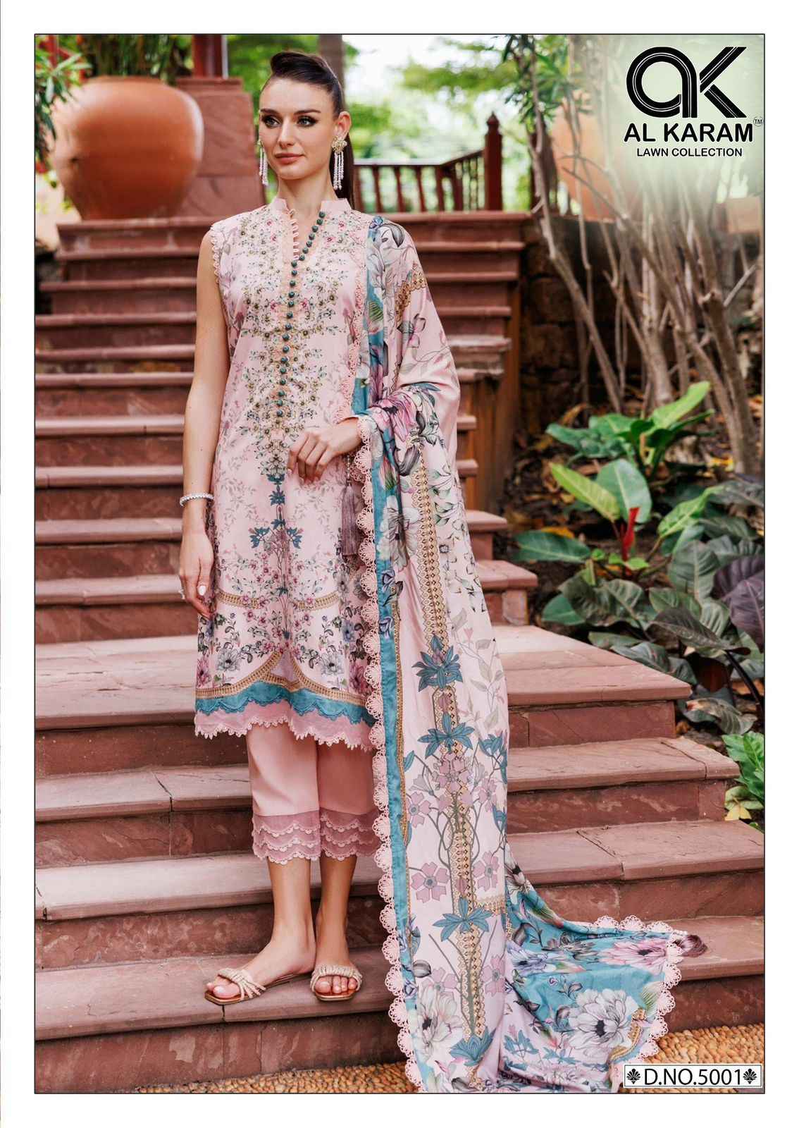Al Karam Florence Vol 5 Cotton Pakistani Salwar Kameez ( 6 Pcs Catalogue )