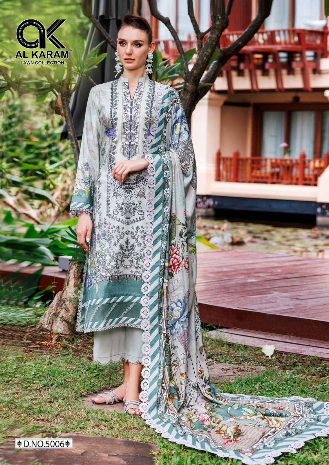 Al Karam Florence Vol 5 Cotton Pakistani Salwar Kameez ( 6 Pcs Catalogue )