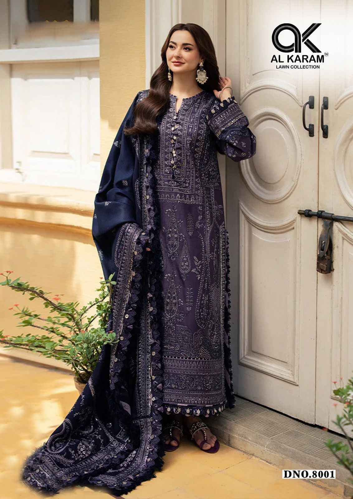 AL Karam Queens Court Vol 8 Wholesale Cotton Dress Material ( 6 pcs Catalogue )
