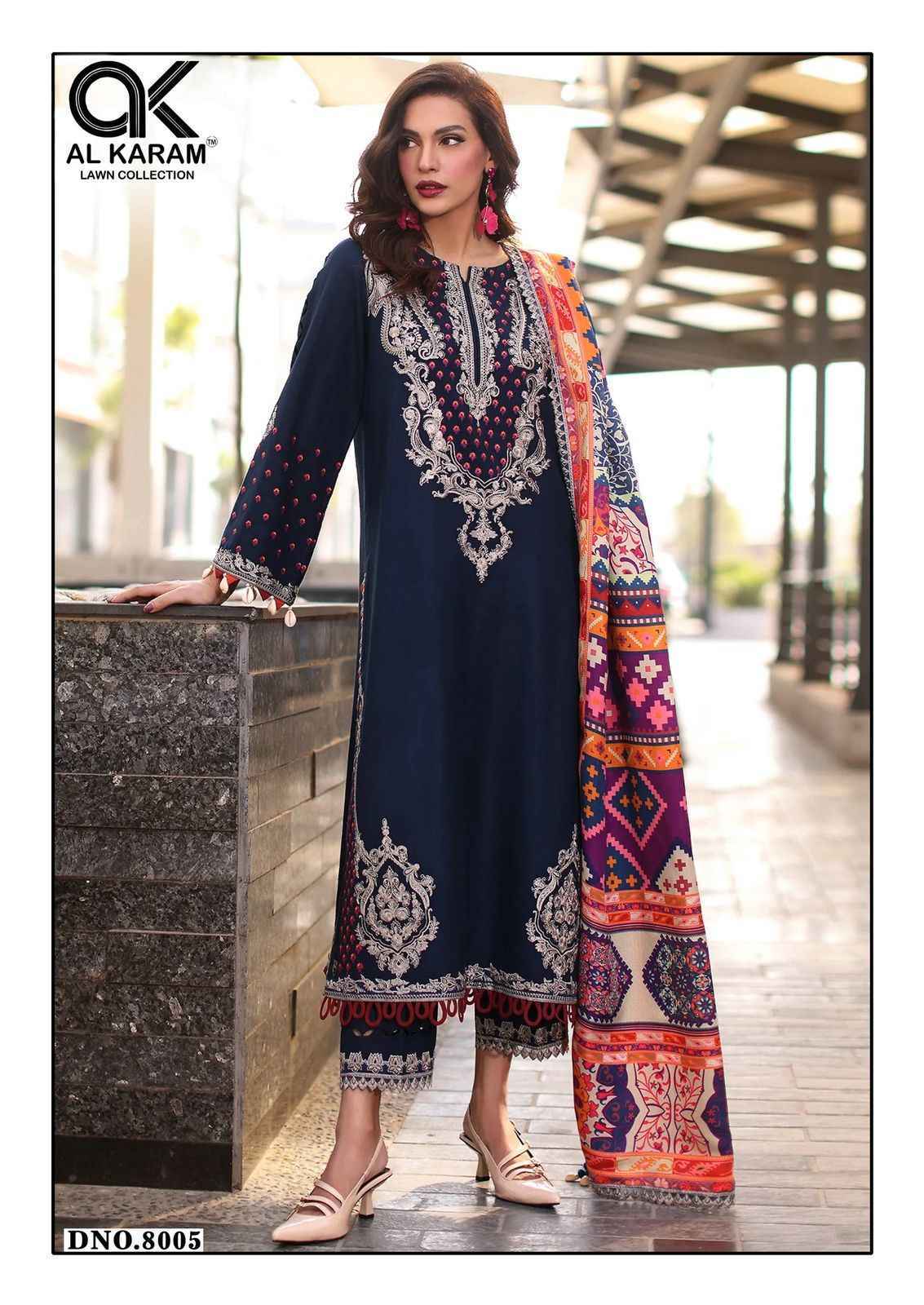 AL Karam Queens Court Vol 8 Wholesale Cotton Dress Material ( 6 pcs Catalogue )
