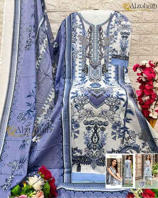 Al zohaib Queen Court Vol 2 Cotton Suits - Wholesale Market Surat ( 5 Pcs Catalog )