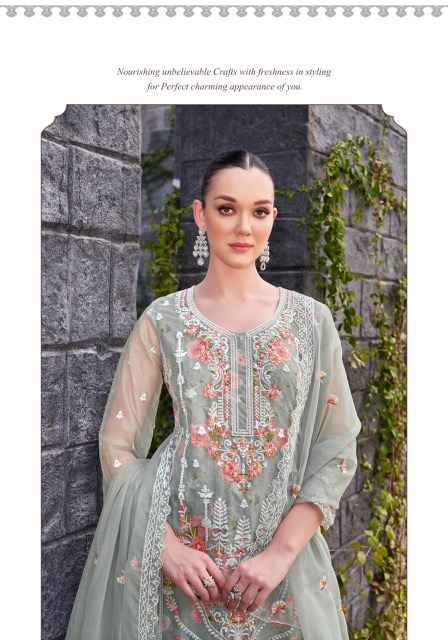 Alok Fantasy Organza Dress Material Wholesale Price ( 6 Pcs Catalog )