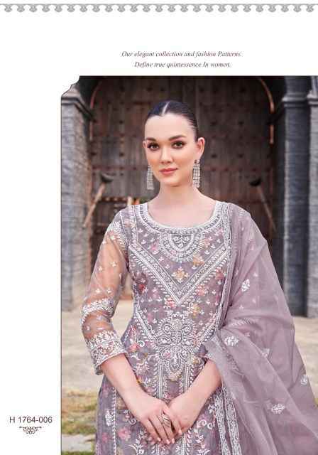 Alok Fantasy Organza Dress Material Wholesale Price ( 6 Pcs Catalog )