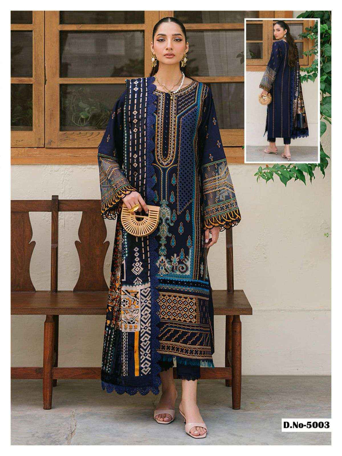 Asifa Nabeel Vol 5 Wholesale Pakistani Cotton Dress Material ( 6 pcs Catalogue )