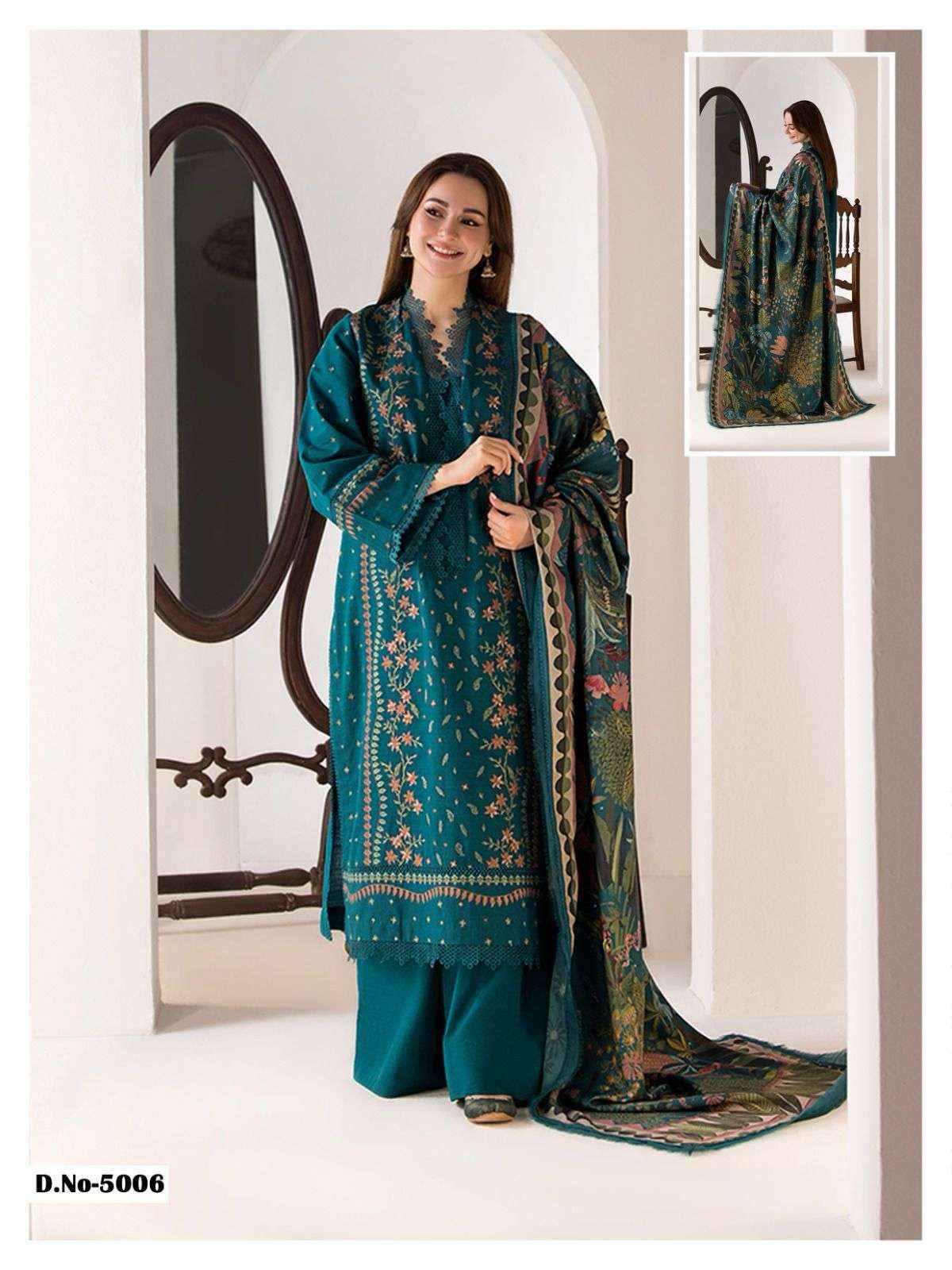 Asifa Nabeel Vol 5 Wholesale Pakistani Cotton Dress Material ( 6 pcs Catalogue )