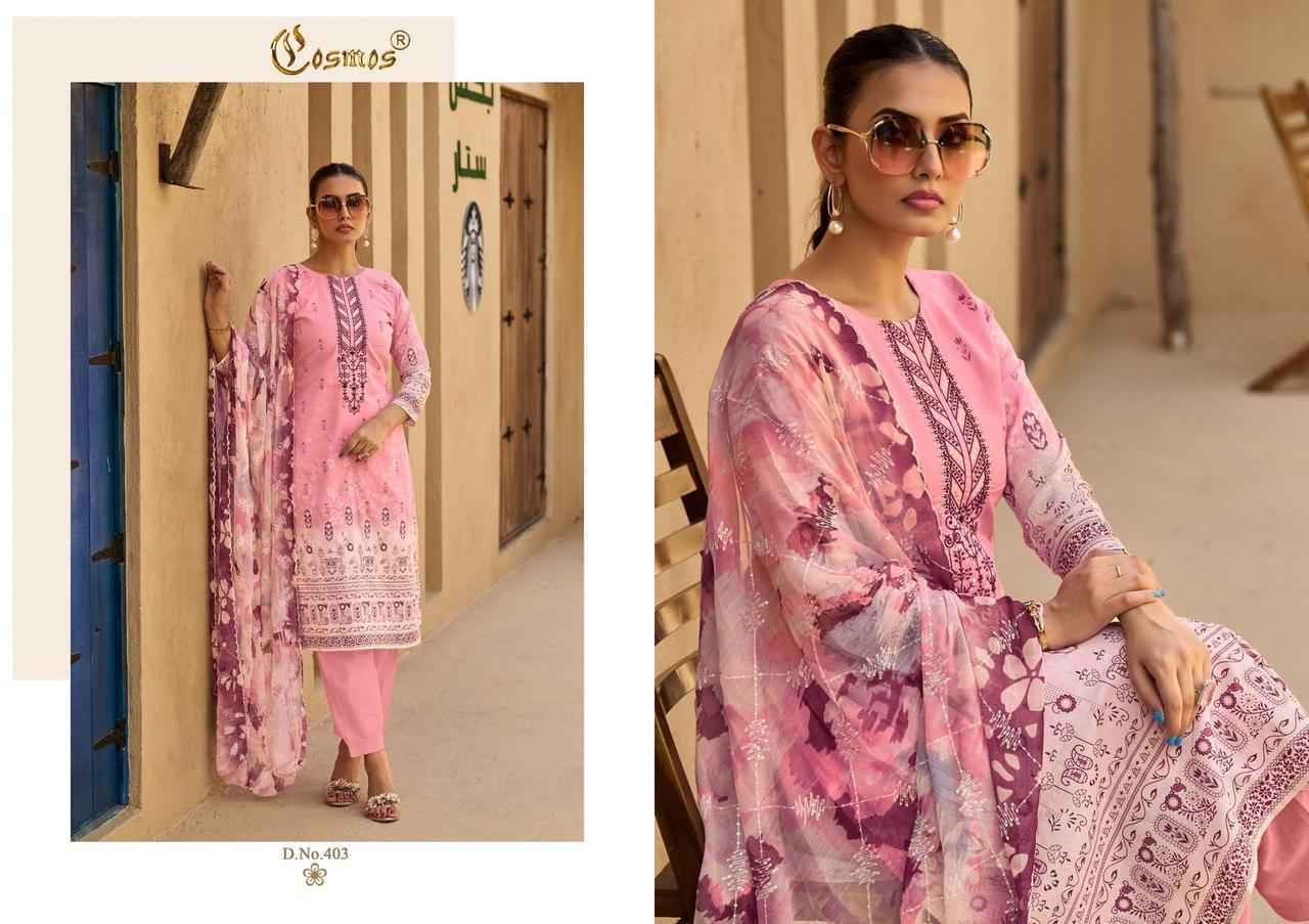 Cosmos Elaf Lawn Wholesale Cotton Dress Material Wholesale Price ( 8 pcs Catalogue )