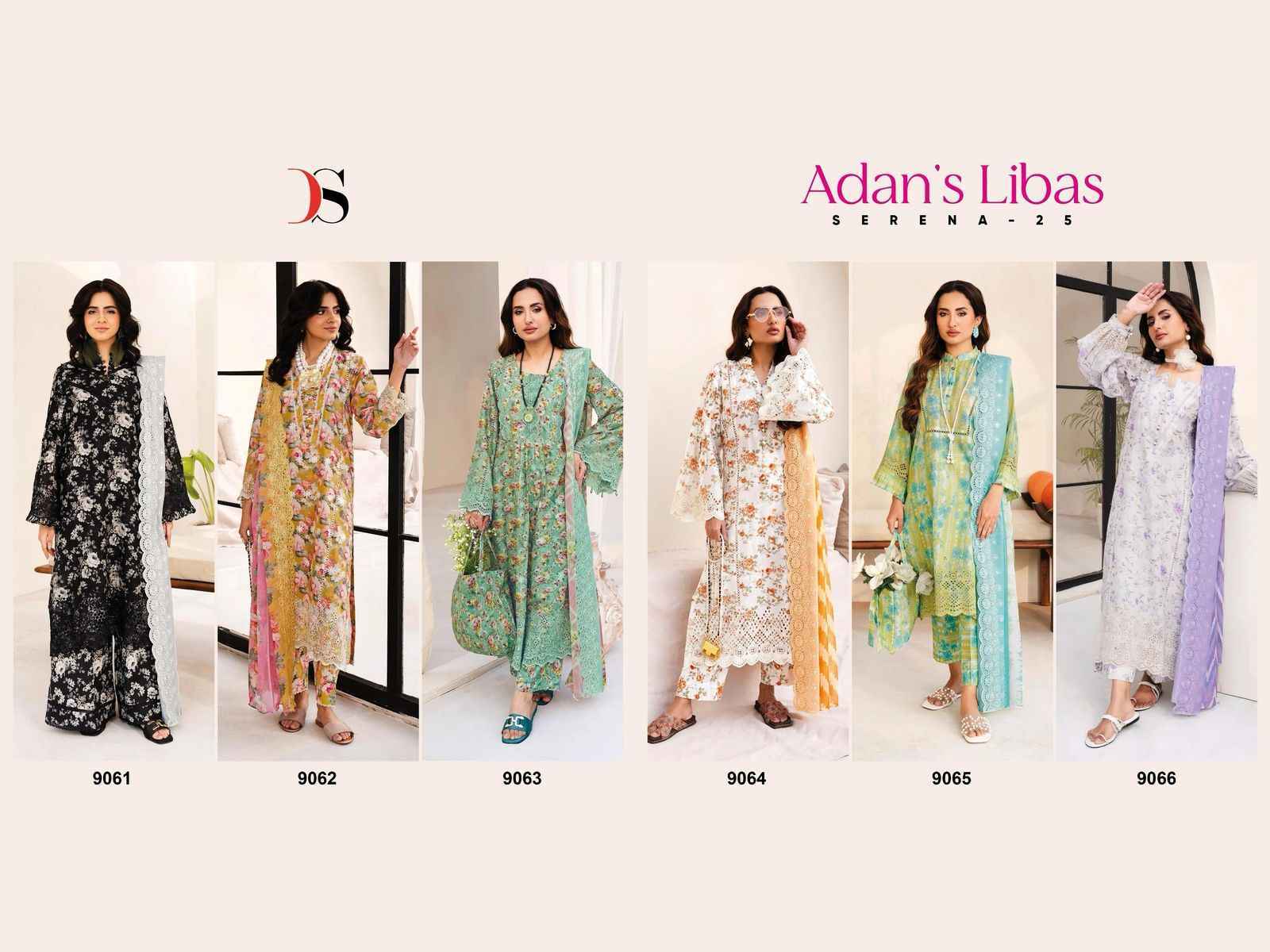 Deepsy Adans Libas Serena Vol 25 Wholesale Viscouse Rayon Dress Material ( 6 pcs Catalogue )