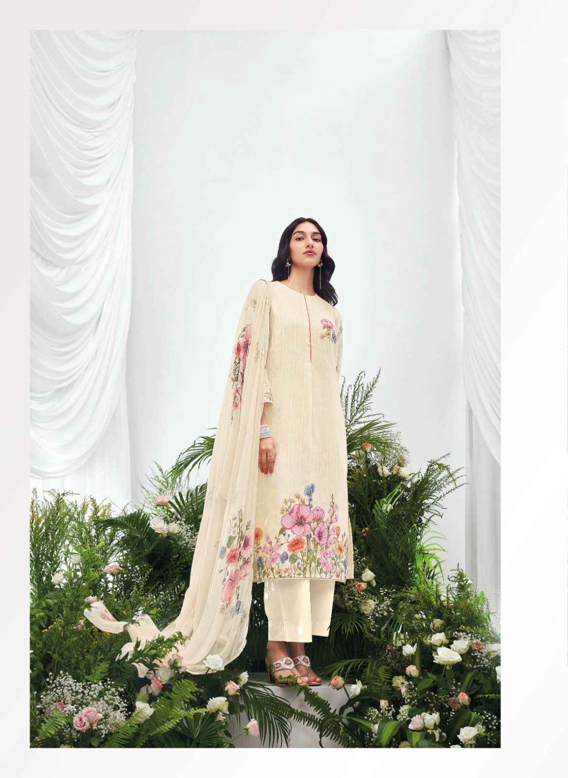 Ganga Ahren Embroidered Designer Salwar Suits ( 6 Pcs Catalogue )
