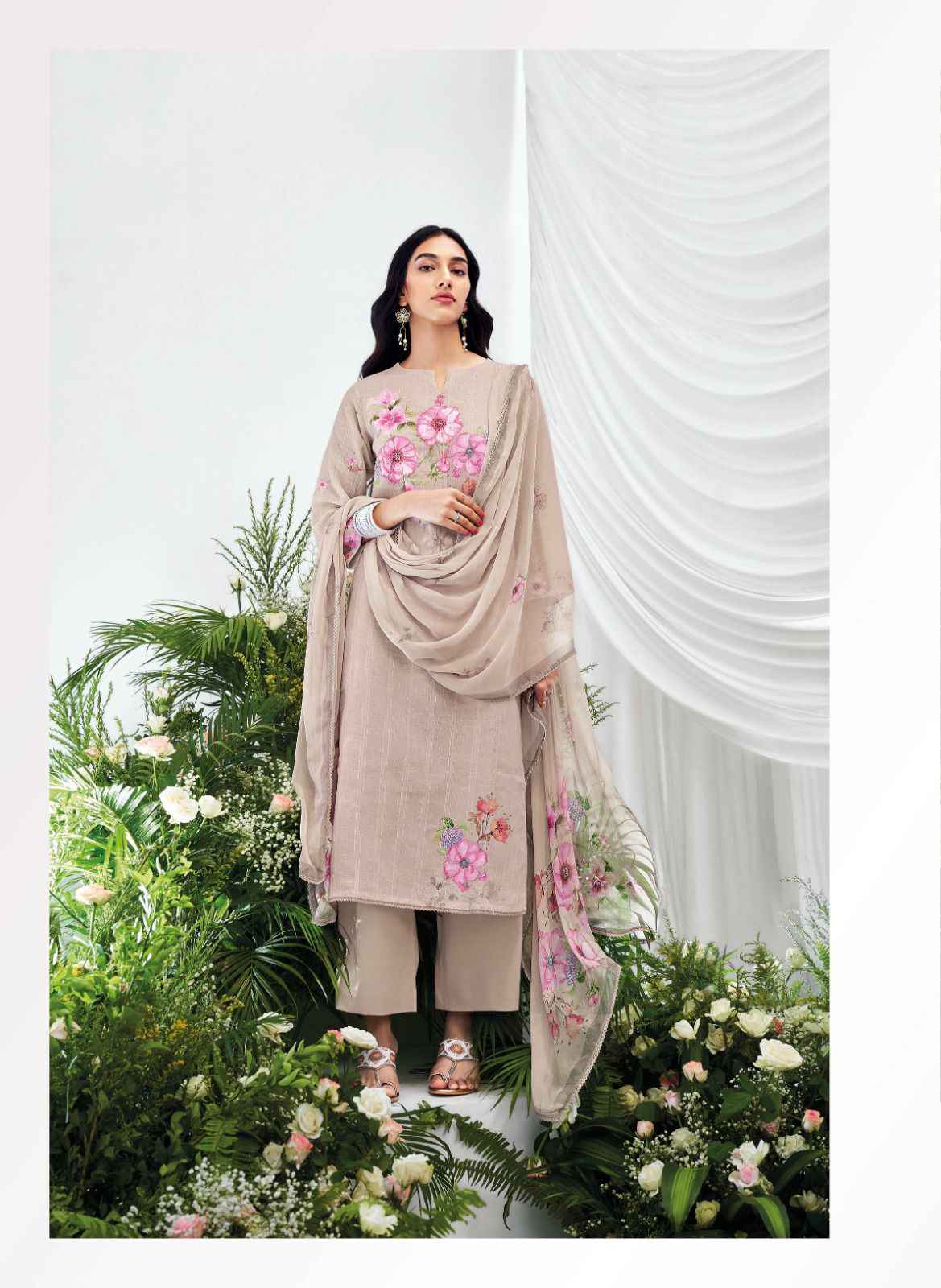 Ganga Ahren Embroidered Designer Salwar Suits ( 6 Pcs Catalogue )