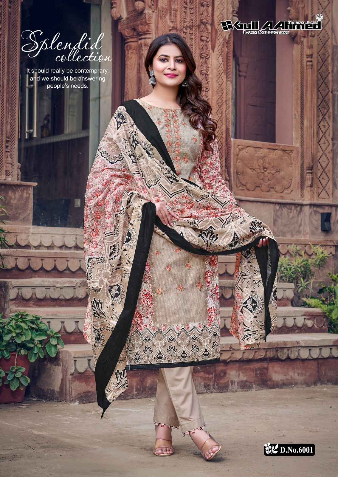 Gull Ahmed Bin Saeed Vol 6 Wholesale Pakistani Suits ( 6 Pcs Catalogue )