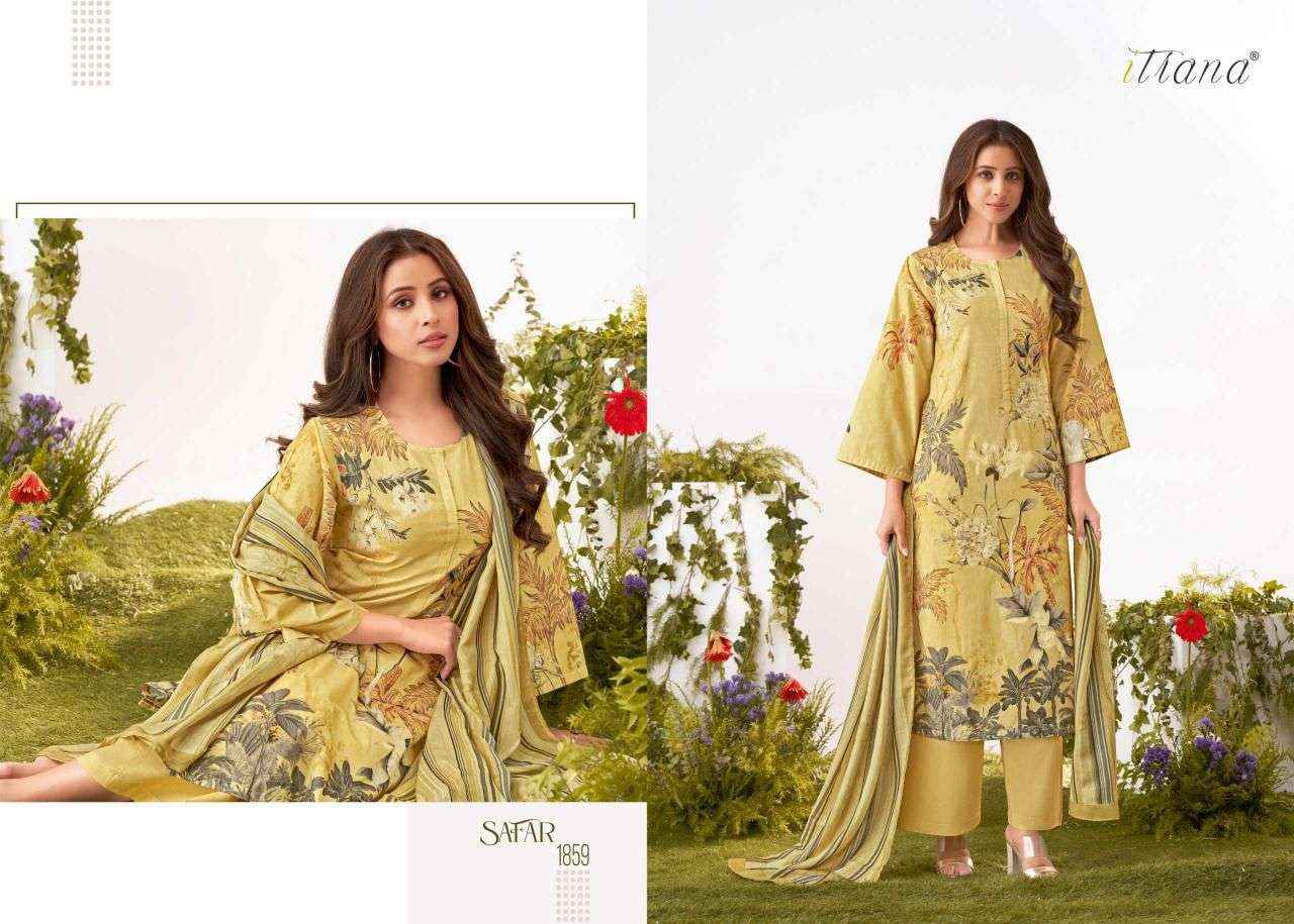ITRANA SAFAR LAWN COTTON DIGITAL PRINT WITH HAND WORK SUIT Wholesale Price ( 6 Pcs Catalog )