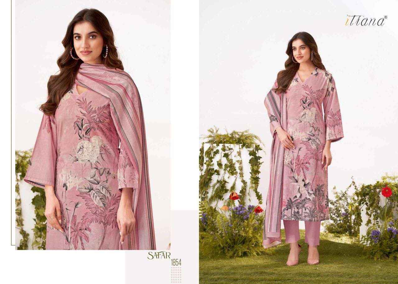 ITRANA SAFAR LAWN COTTON DIGITAL PRINT WITH HAND WORK SUIT Wholesale Price ( 6 Pcs Catalog )