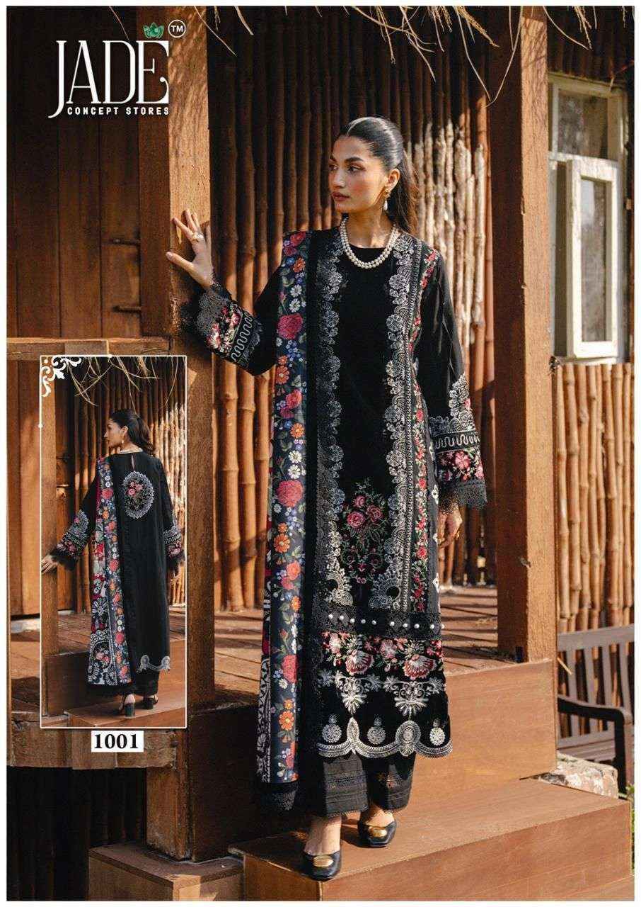 Jade Bin Saeed Heavy Luxury Vol 10 Wholesale Cotton Dress Material ( 6 pcs Catalogue )