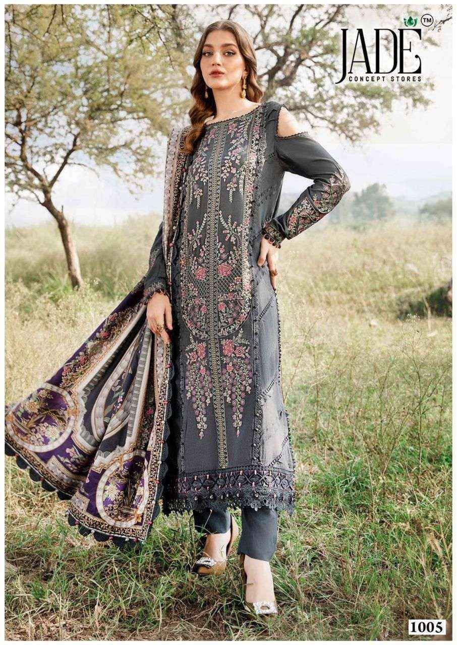 Jade Bin Saeed Heavy Luxury Vol 10 Wholesale Cotton Dress Material ( 6 pcs Catalogue )