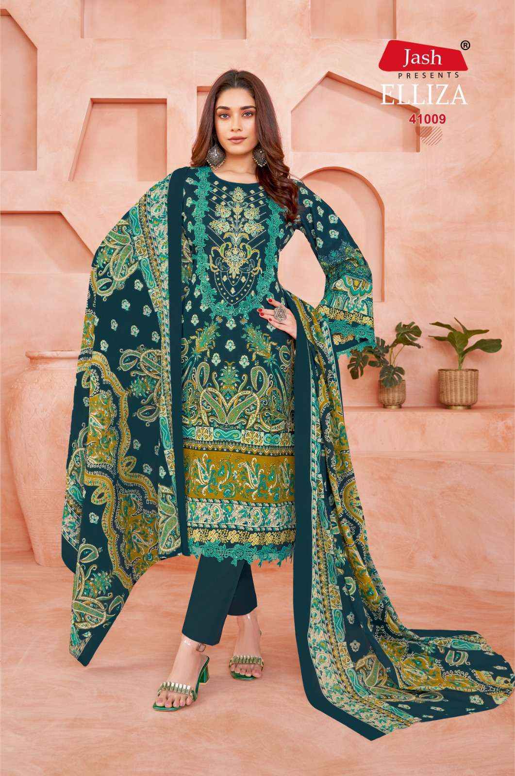 Jash Elliza Vol 41 Wholesale Cotton Dress Material ( 10 pcs Catalogue )