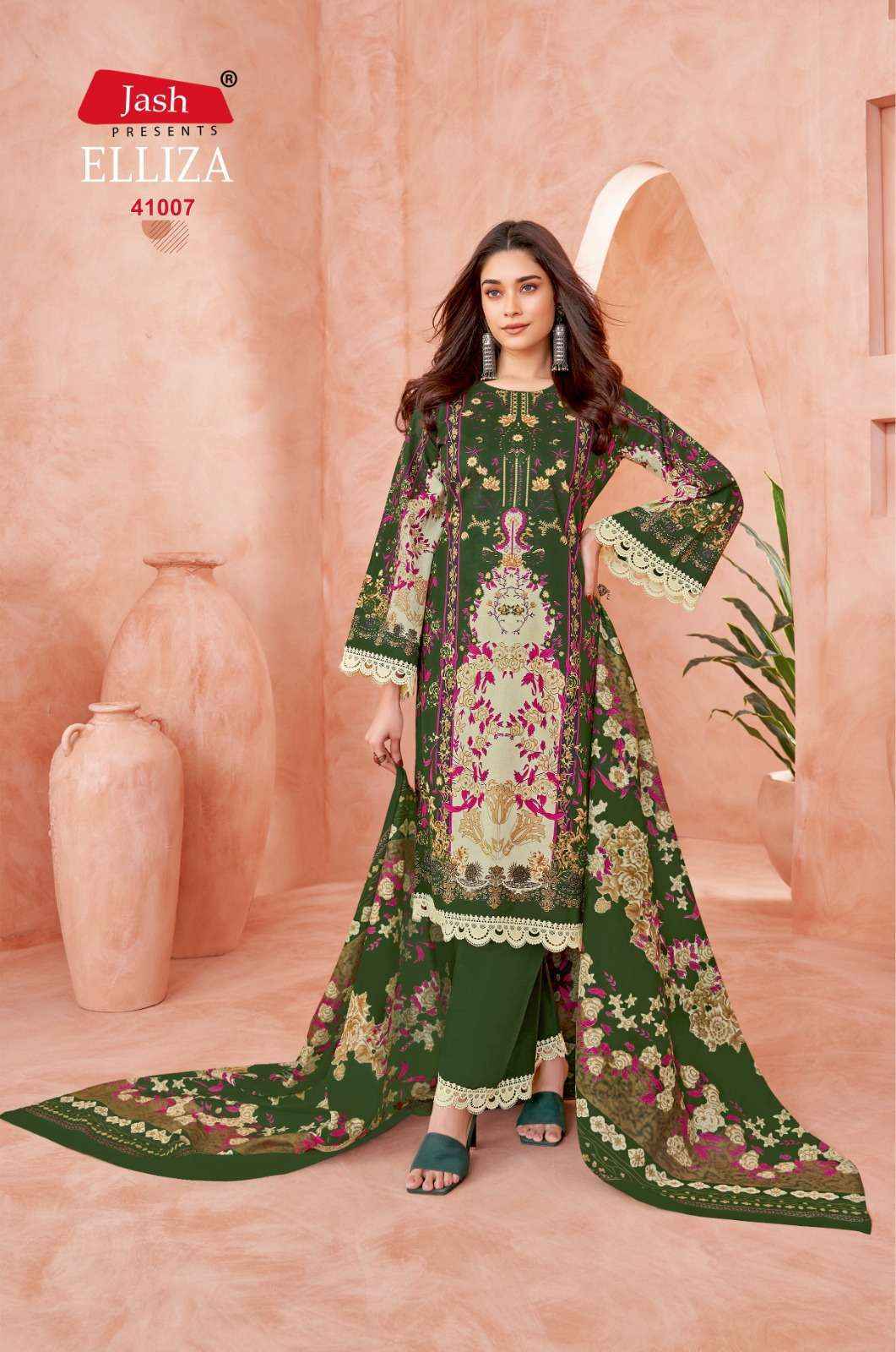 Jash Elliza Vol 41 Wholesale Cotton Dress Material ( 10 pcs Catalogue )