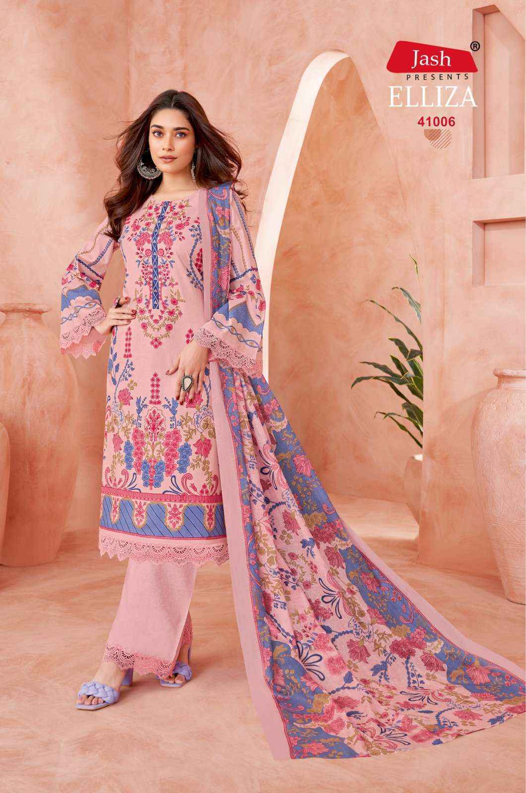Jash Elliza Vol 41 Wholesale Cotton Dress Material ( 10 pcs Catalogue )