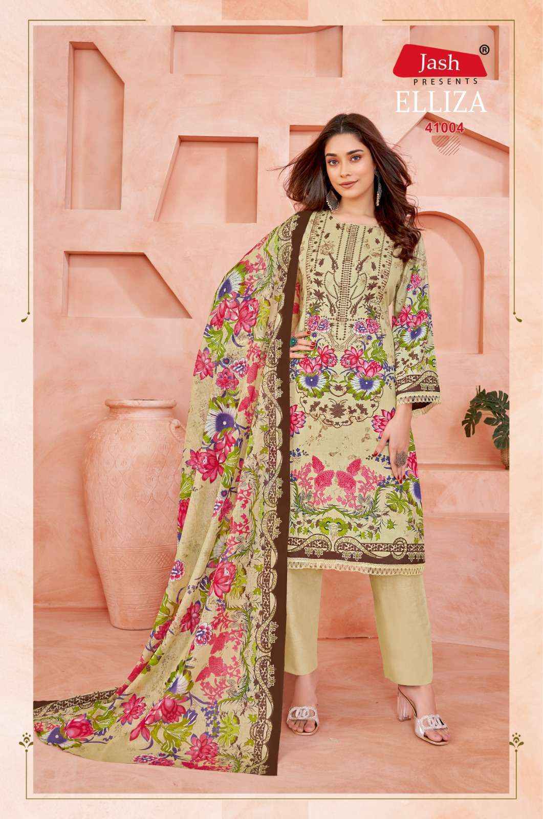 Jash Elliza Vol 41 Wholesale Cotton Dress Material ( 10 pcs Catalogue )