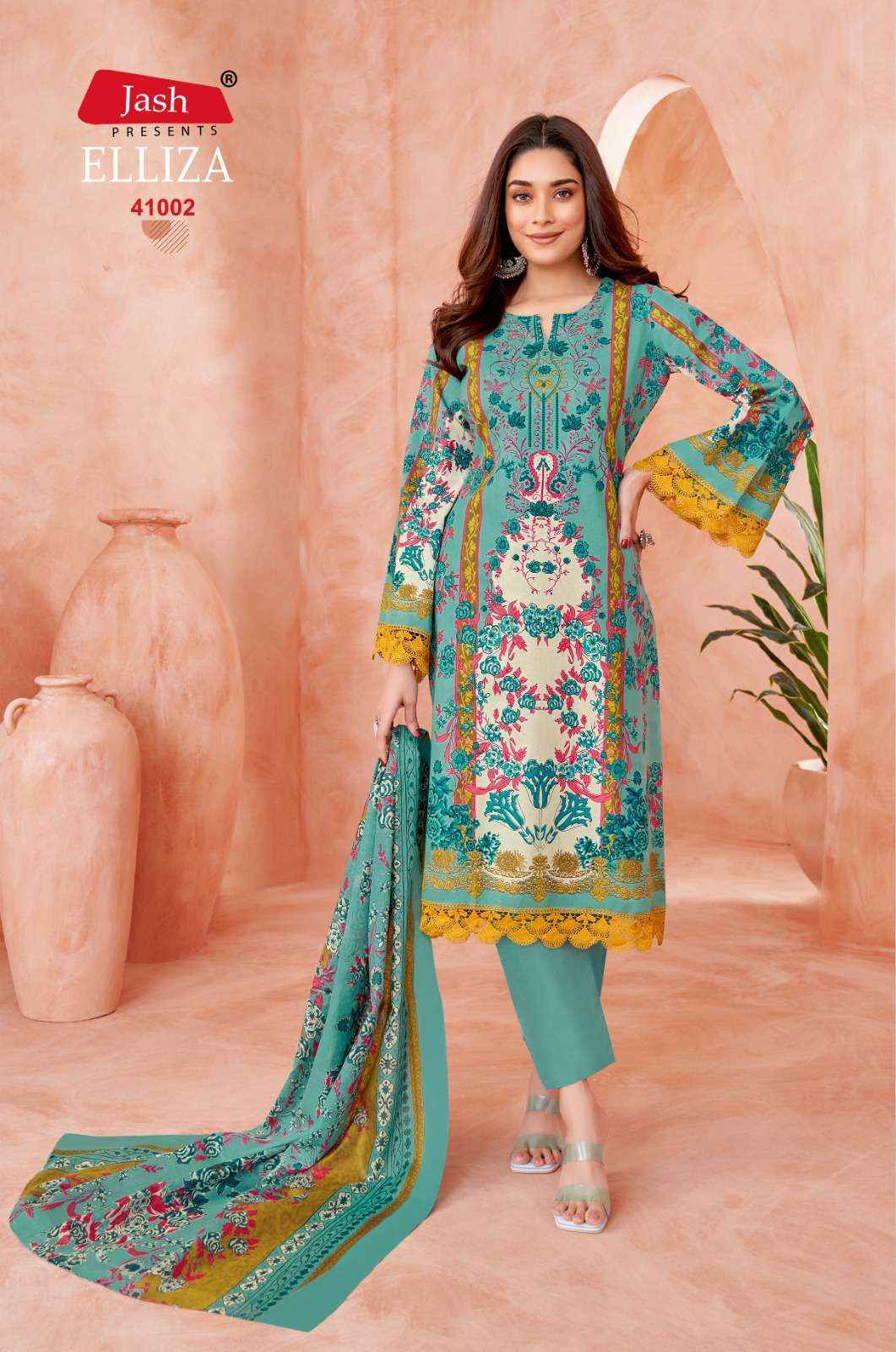 Jash Elliza Vol 41 Wholesale Cotton Dress Material ( 10 pcs Catalogue )