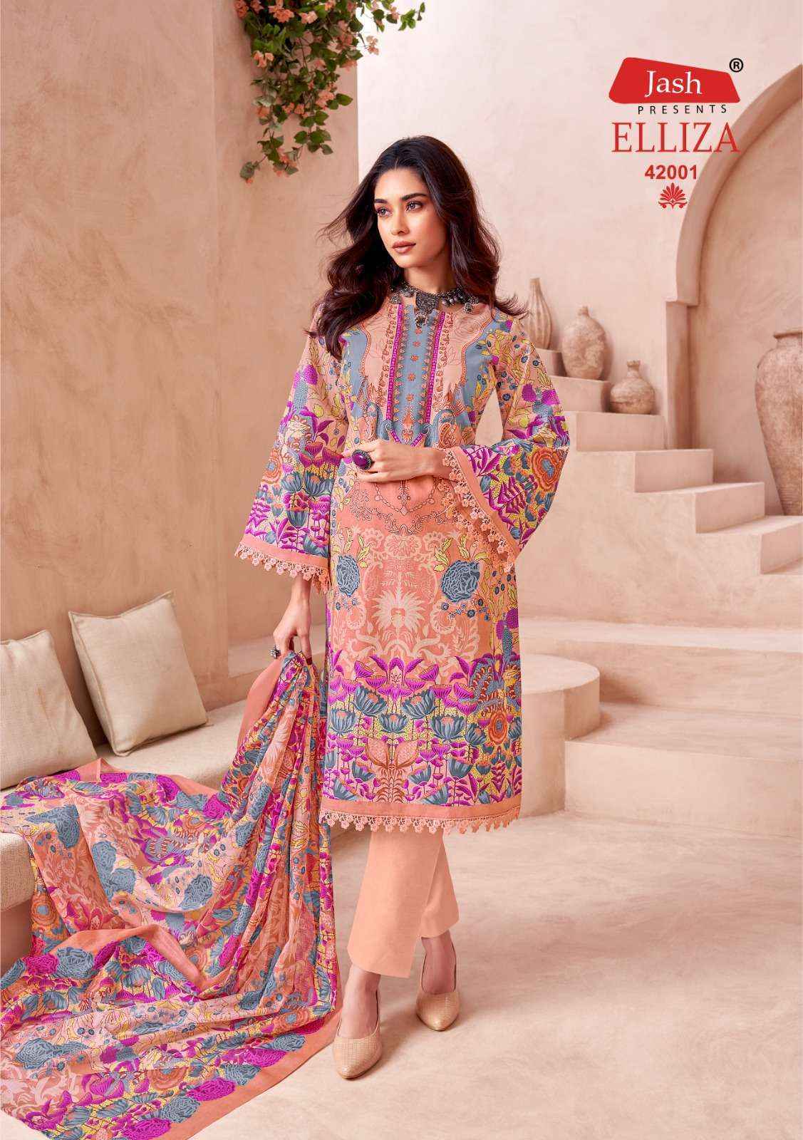 Jash Elliza Vol 42 Wholesale Pakistani Suits ( 10 pcs Catalogue )