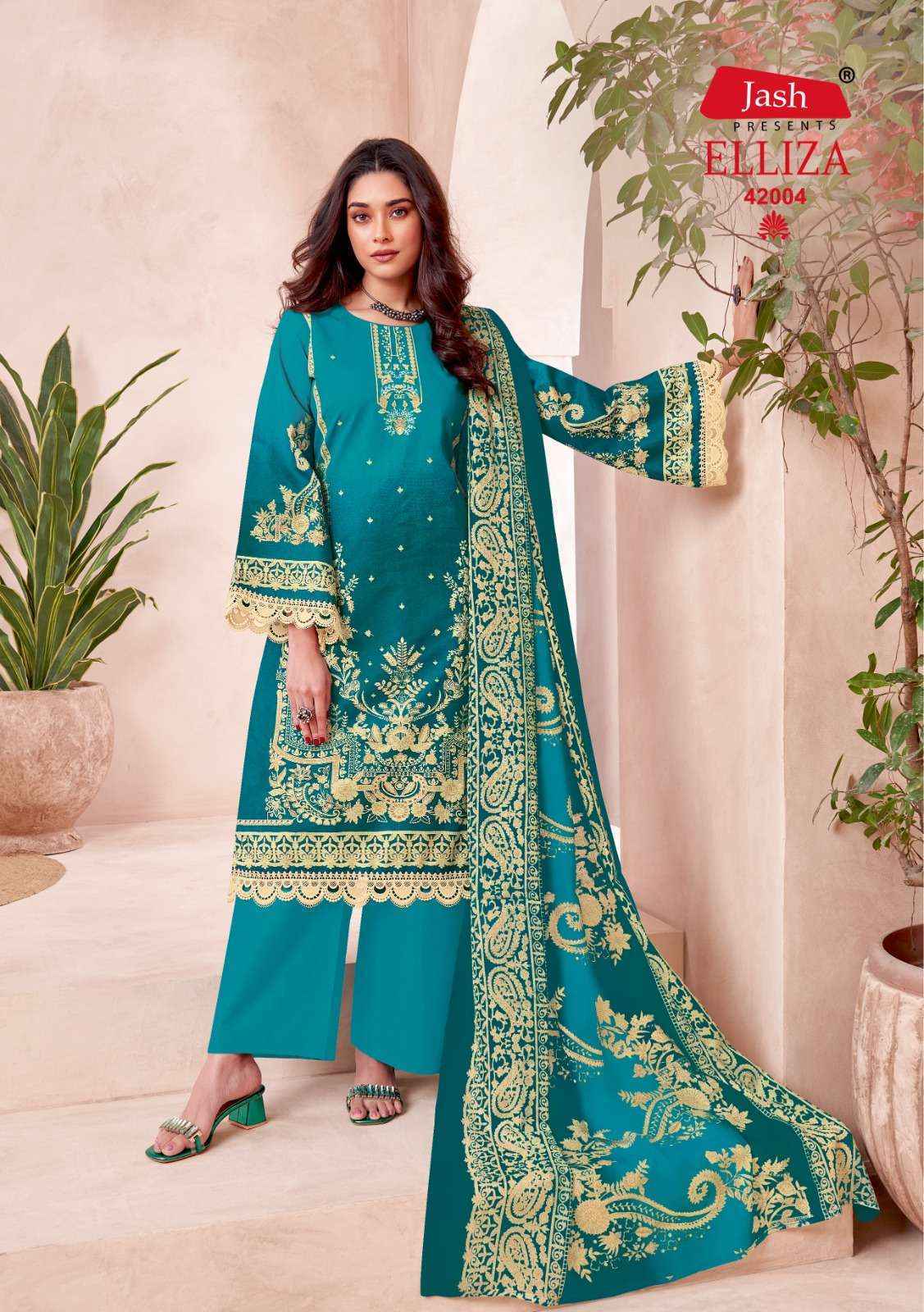 Jash Elliza Vol 42 Wholesale Pakistani Suits ( 10 pcs Catalogue )