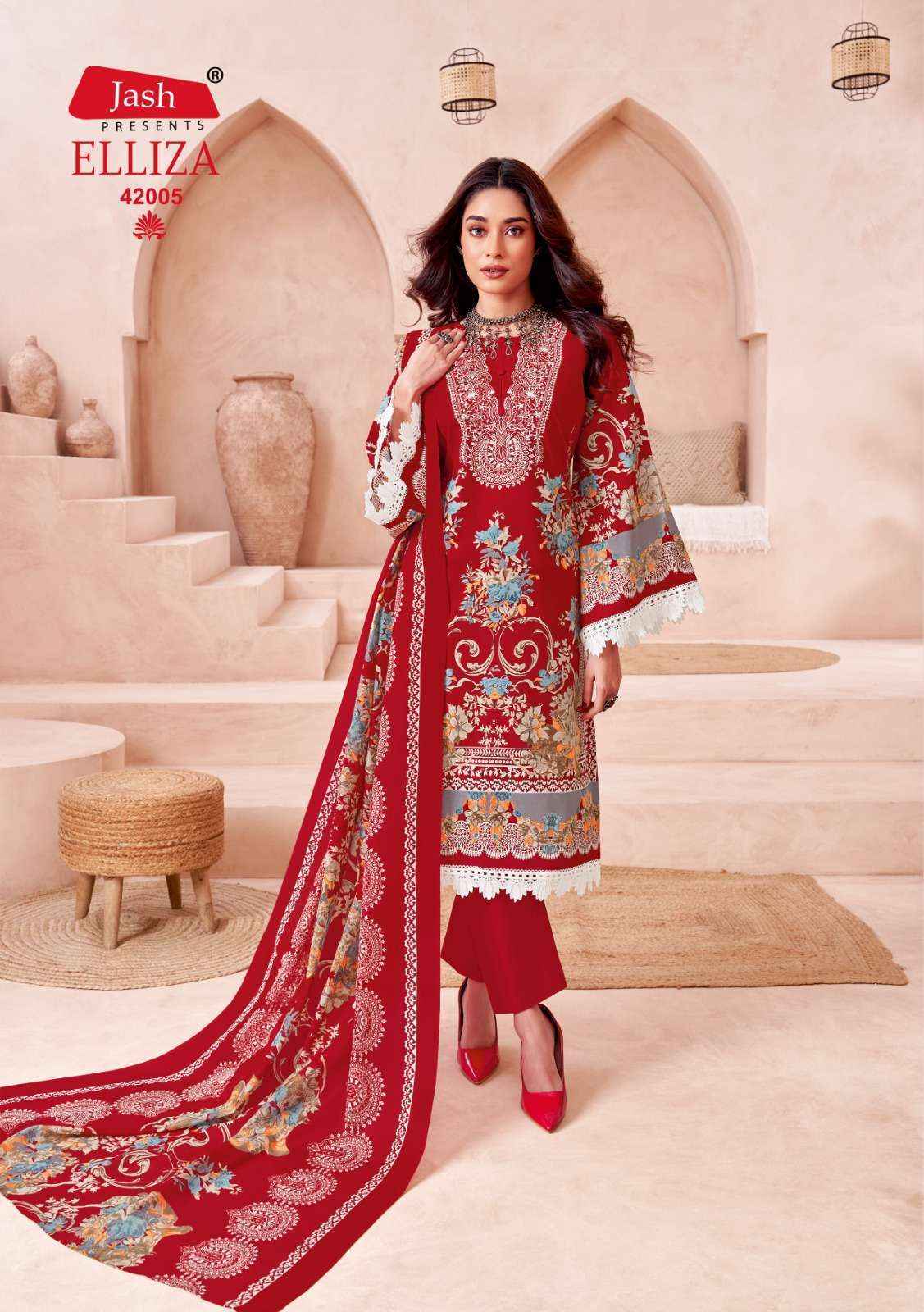 Jash Elliza Vol 42 Wholesale Pakistani Suits ( 10 pcs Catalogue )