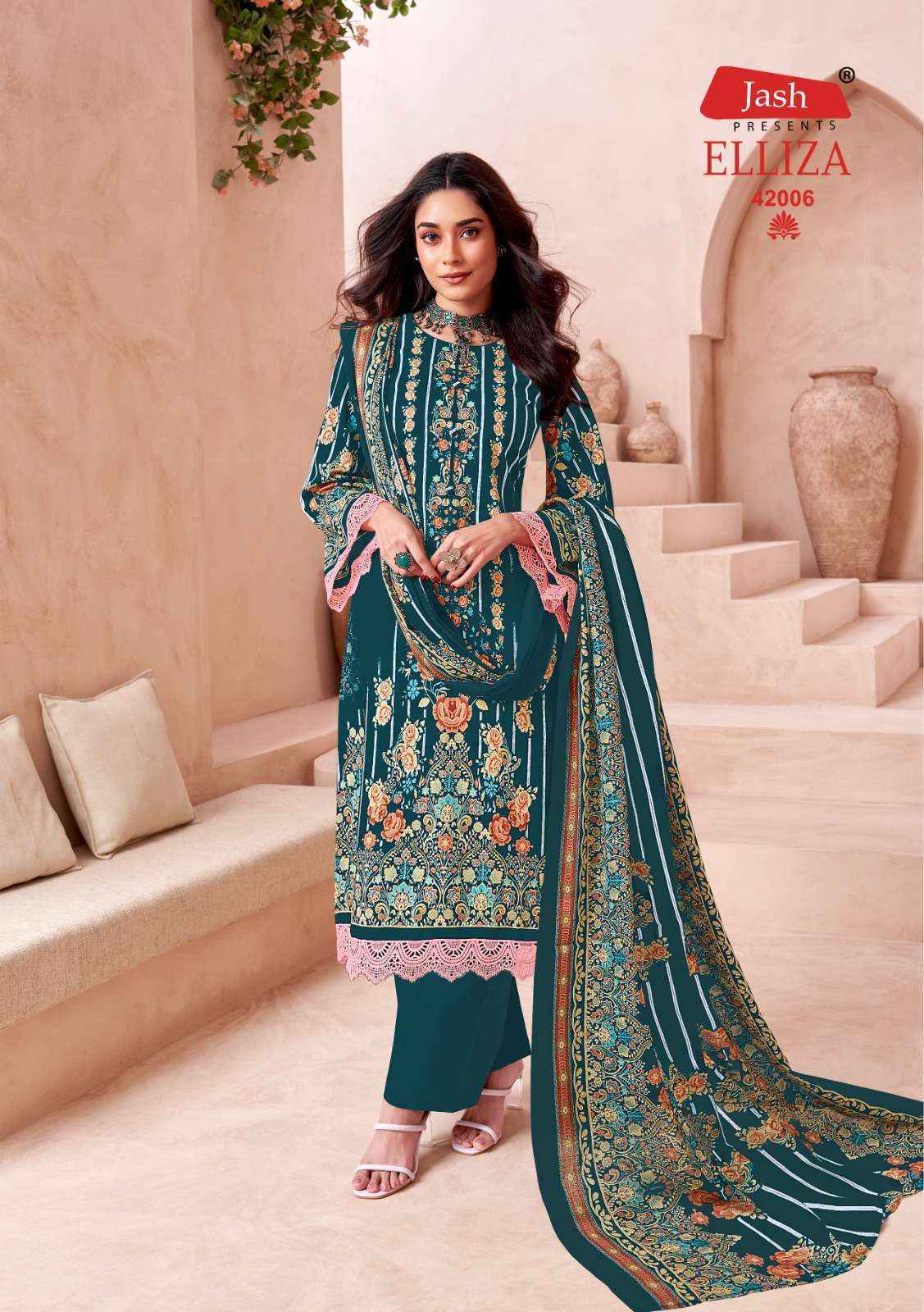 Jash Elliza Vol 42 Wholesale Pakistani Suits ( 10 pcs Catalogue )