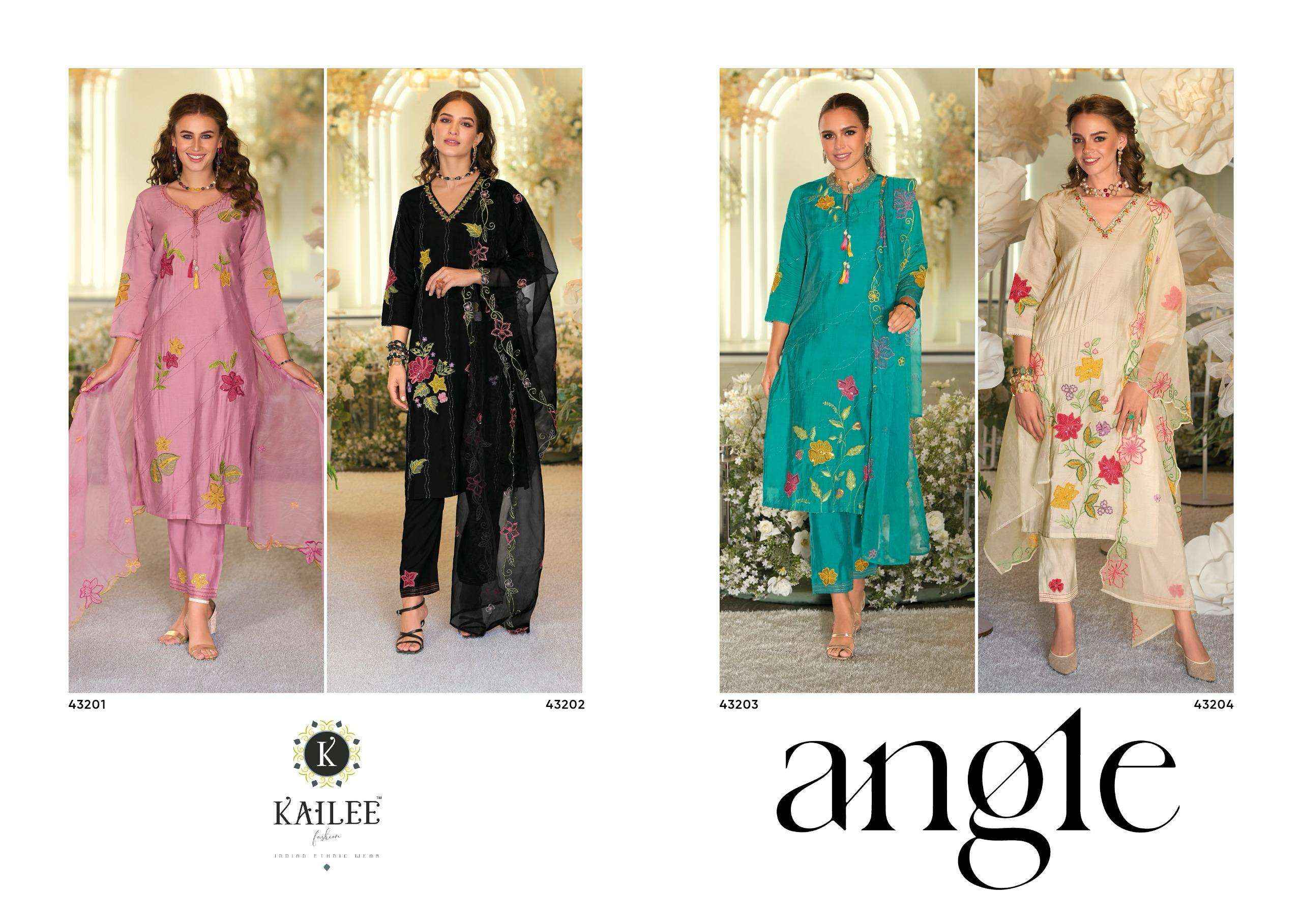 Kailee Fashion Angle Wholesale Designer Readymade Suits ( 4 Pcs Catalogue )