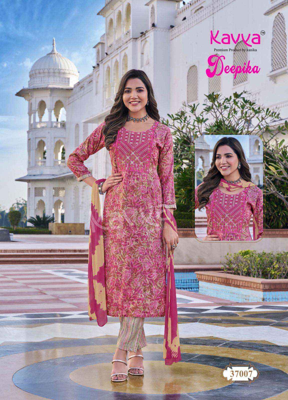 Kavya Deepika Vol 37 Wholesale Designer Readymade Suits ( 10 Pcs Catalogue )