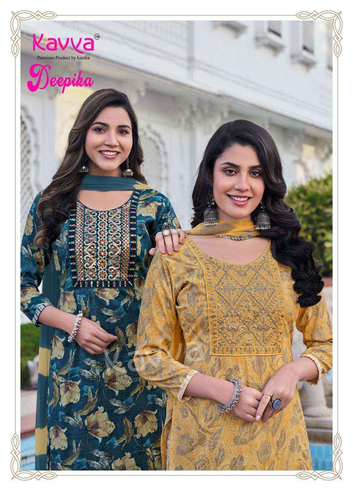 Kavya Deepika Vol 37 Wholesale Designer Readymade Suits ( 10 Pcs Catalogue )