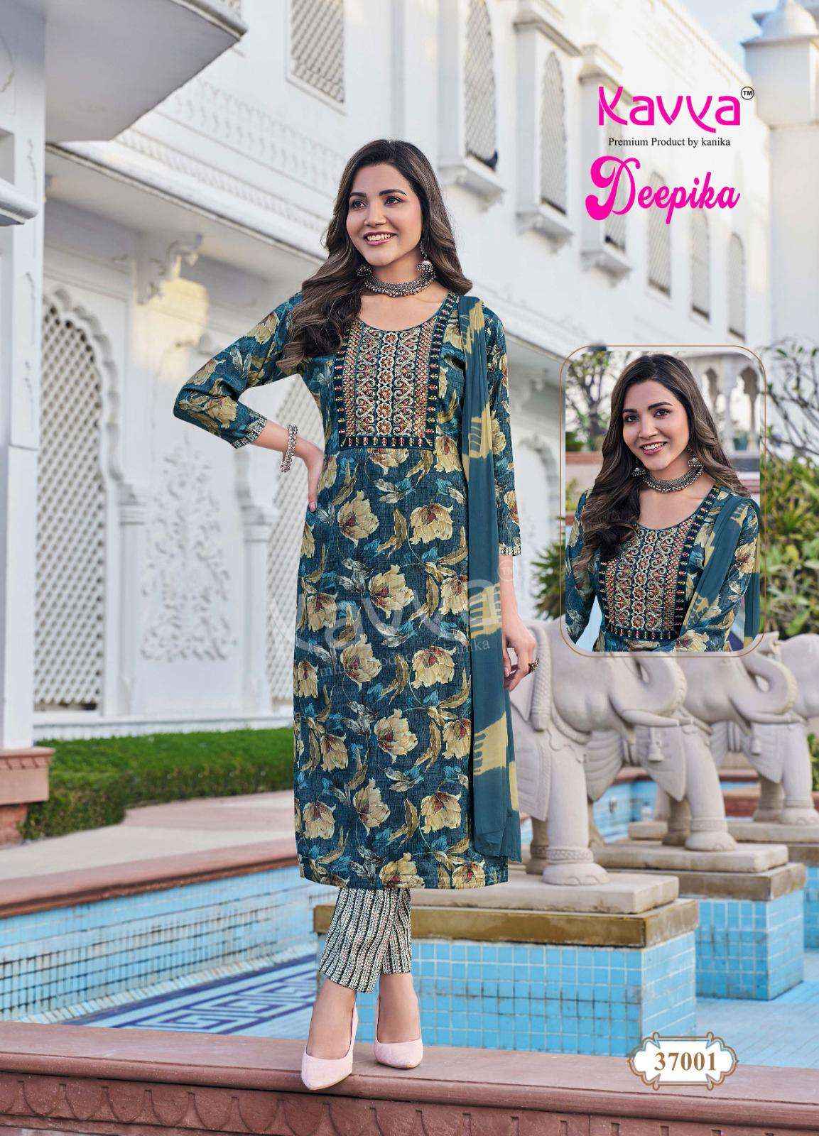 Kavya Deepika Vol 37 Wholesale Designer Readymade Suits ( 10 Pcs Catalogue )