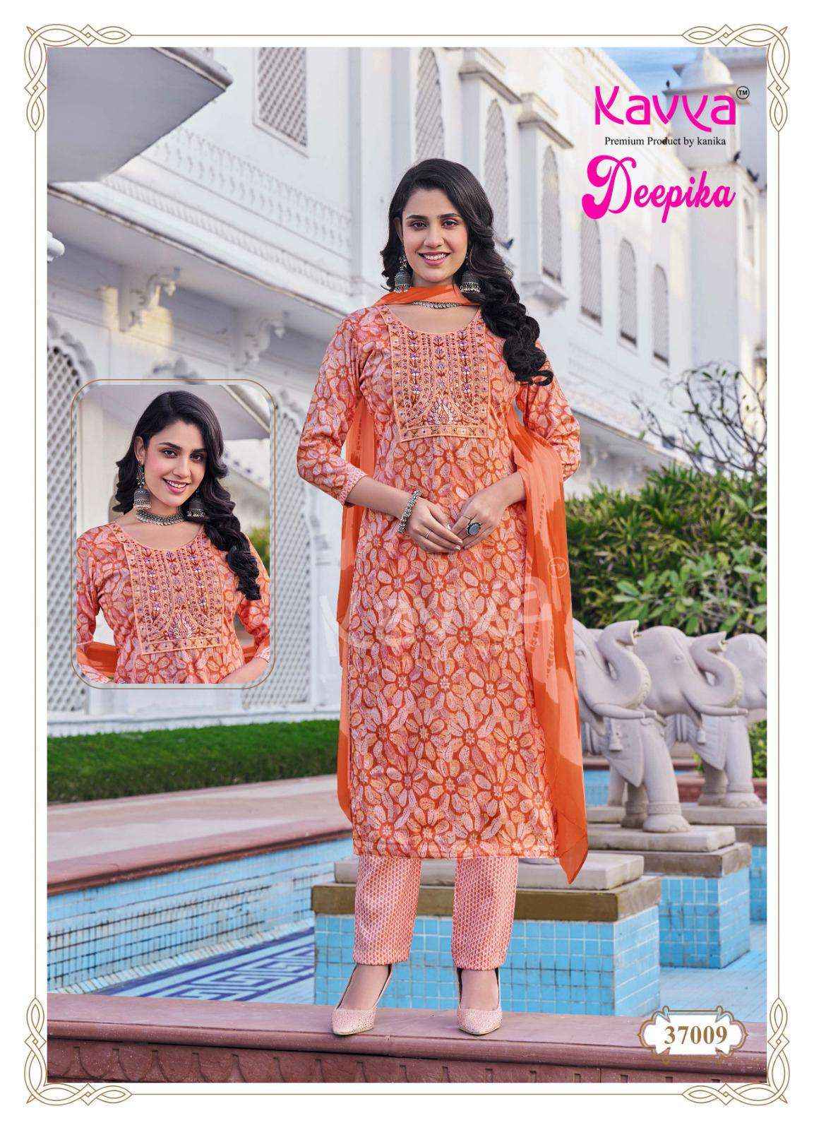 Kavya Deepika Vol 37 Wholesale Designer Readymade Suits ( 10 Pcs Catalogue )