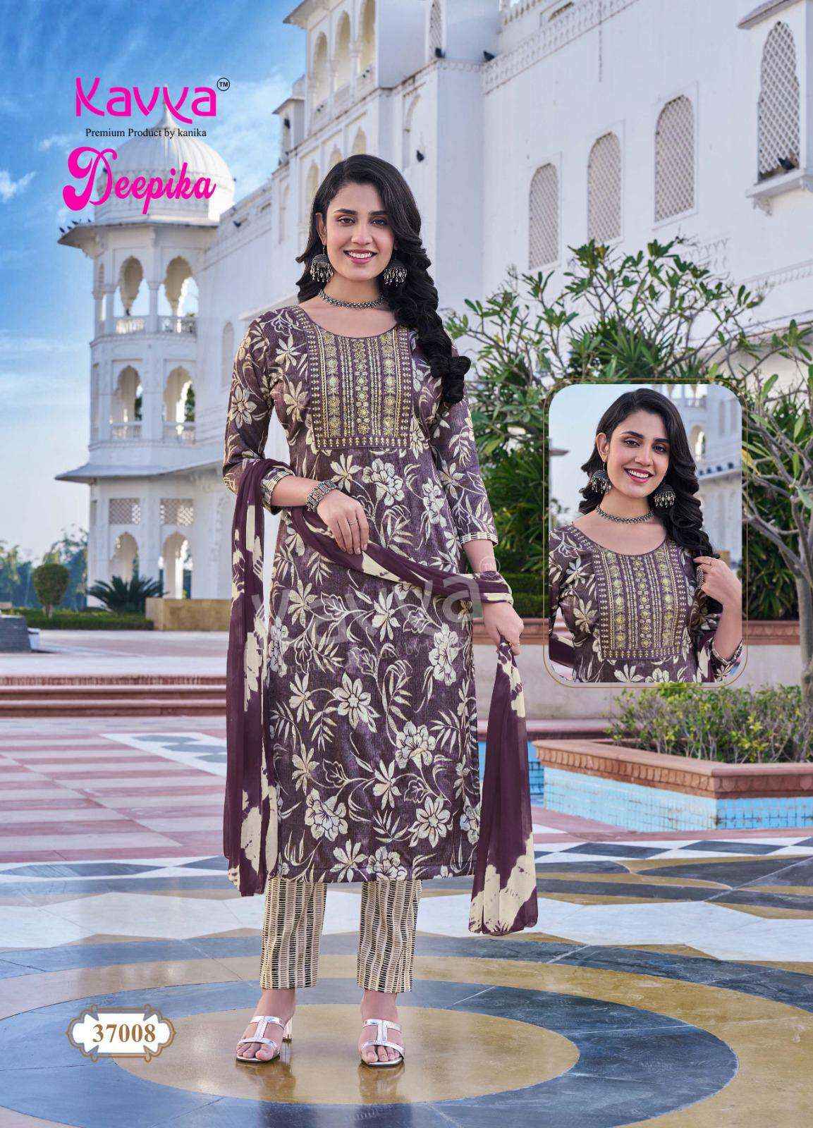 Kavya Deepika Vol 37 Wholesale Designer Readymade Suits ( 10 Pcs Catalogue )