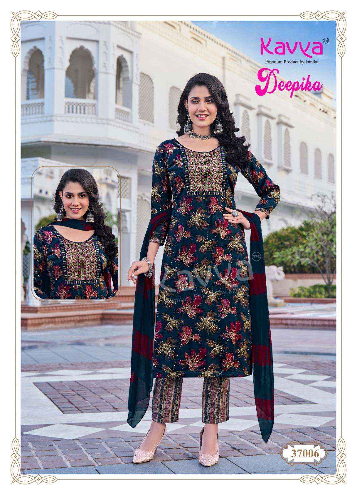 Kavya Deepika Vol 37 Wholesale Designer Readymade Suits ( 10 Pcs Catalogue )
