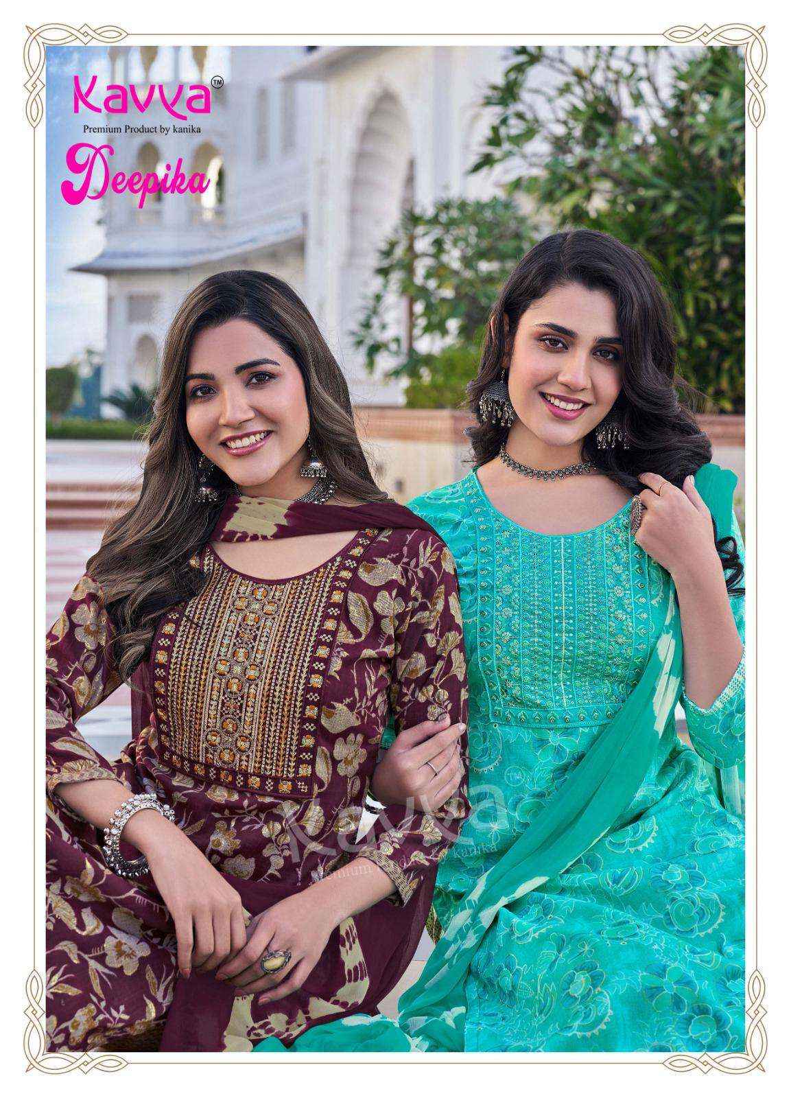 Kavya Deepika Vol 37 Wholesale Designer Readymade Suits ( 10 Pcs Catalogue )