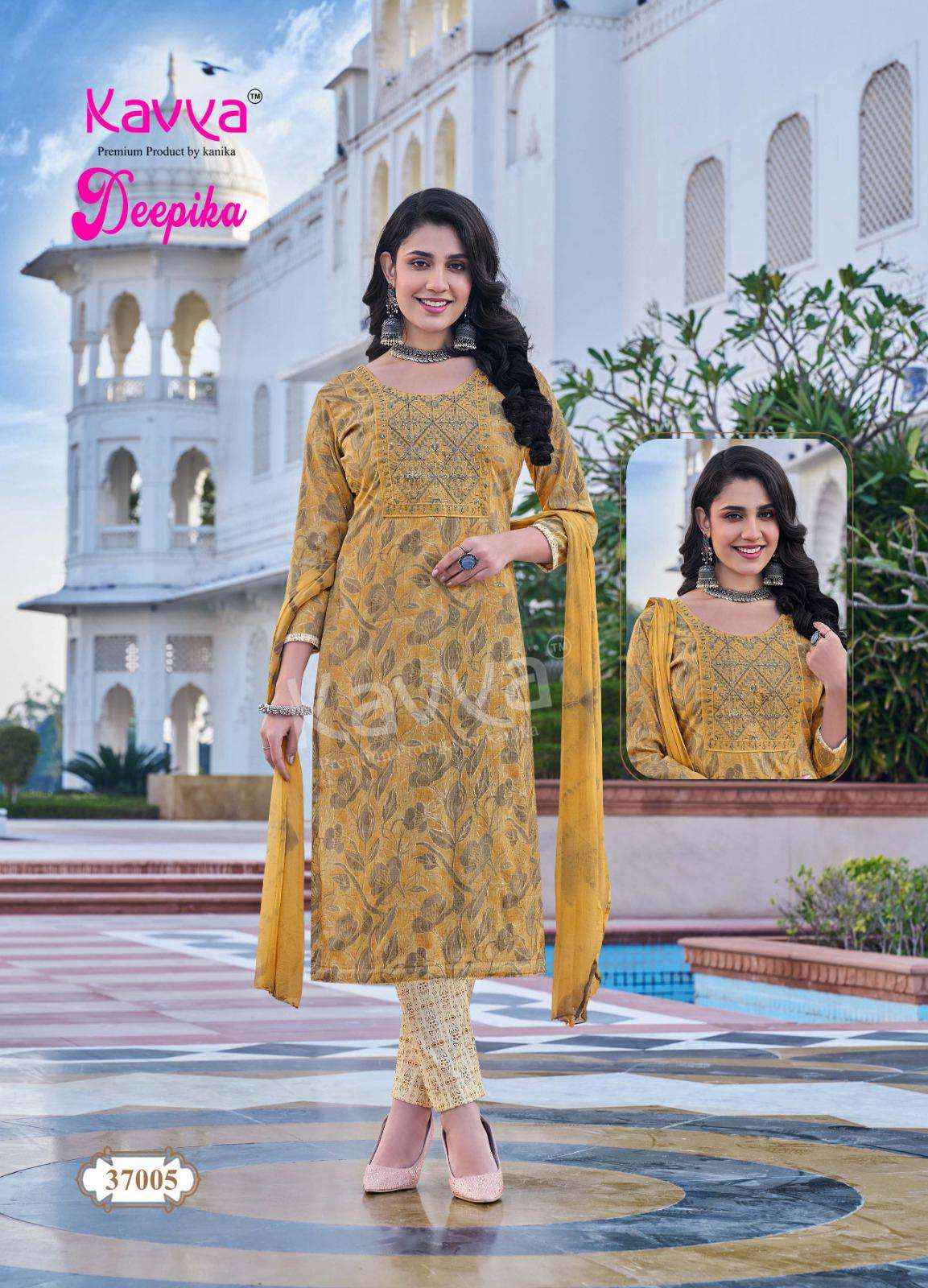 Kavya Deepika Vol 37 Wholesale Designer Readymade Suits ( 10 Pcs Catalogue )