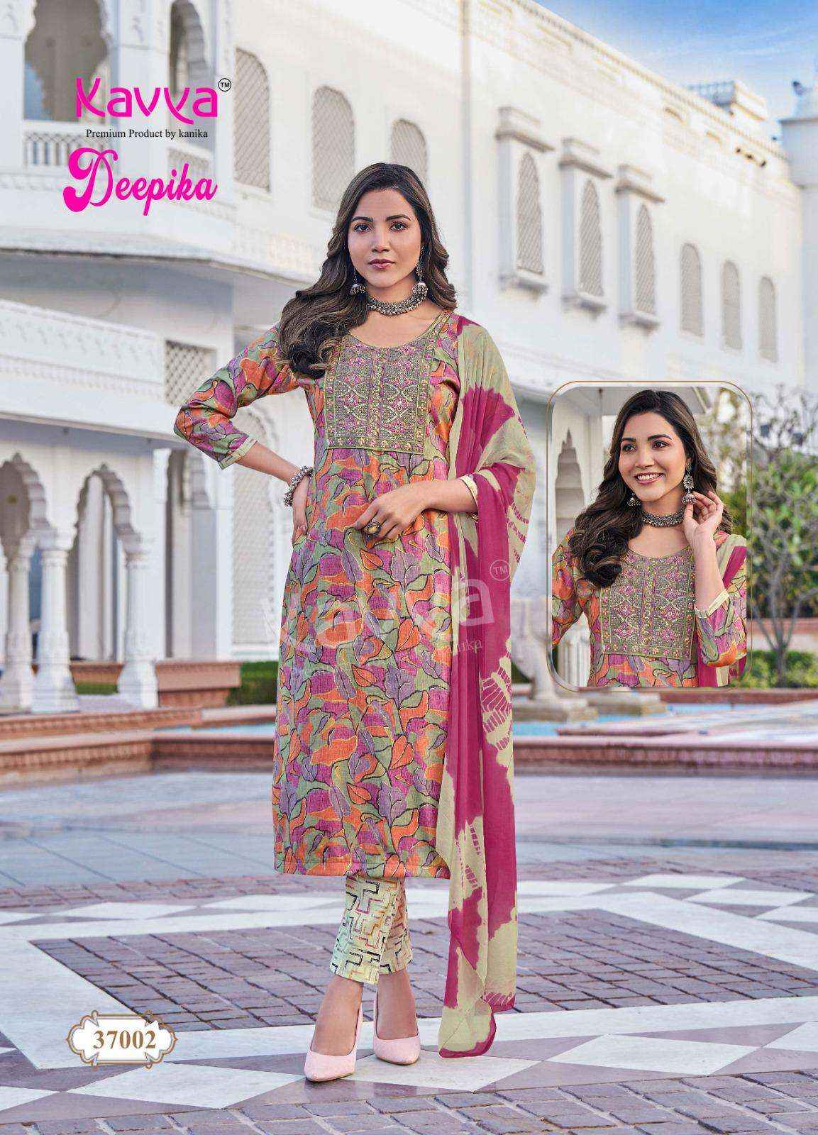 Kavya Deepika Vol 37 Wholesale Designer Readymade Suits ( 10 Pcs Catalogue )