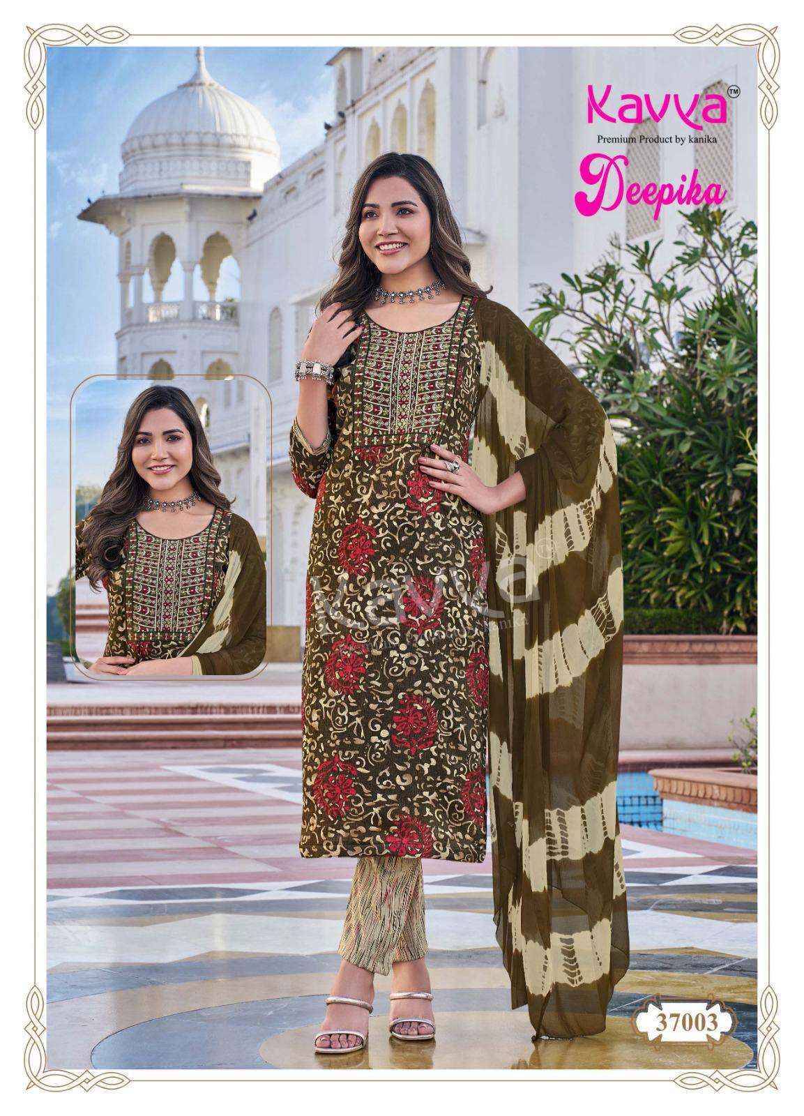 Kavya Deepika Vol 37 Wholesale Designer Readymade Suits ( 10 Pcs Catalogue )