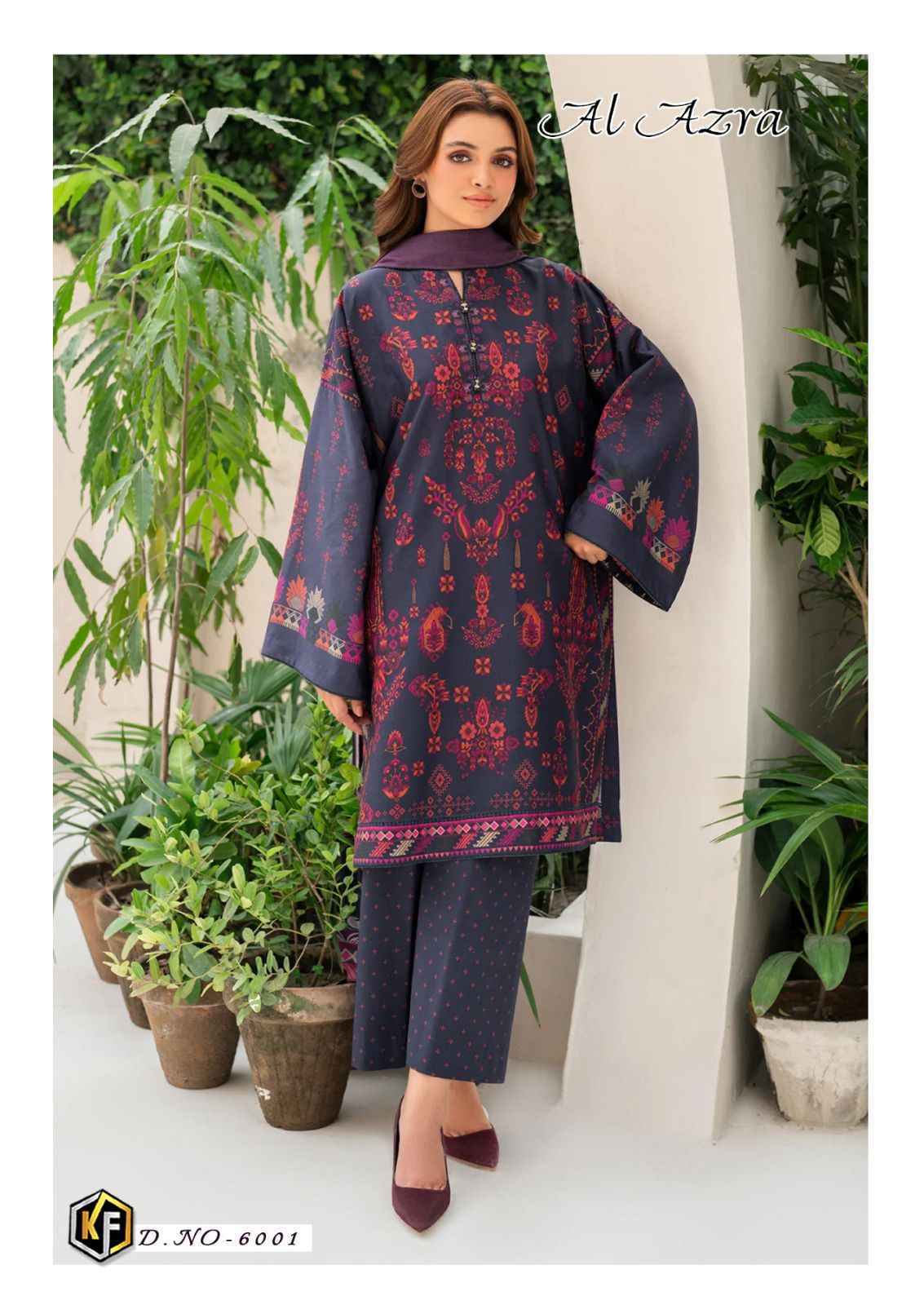 Keval Fab Al Azra Vol 6 Pakistani Salwar Kameez At Wholesale Price ( 6 pcs Catalogue )
