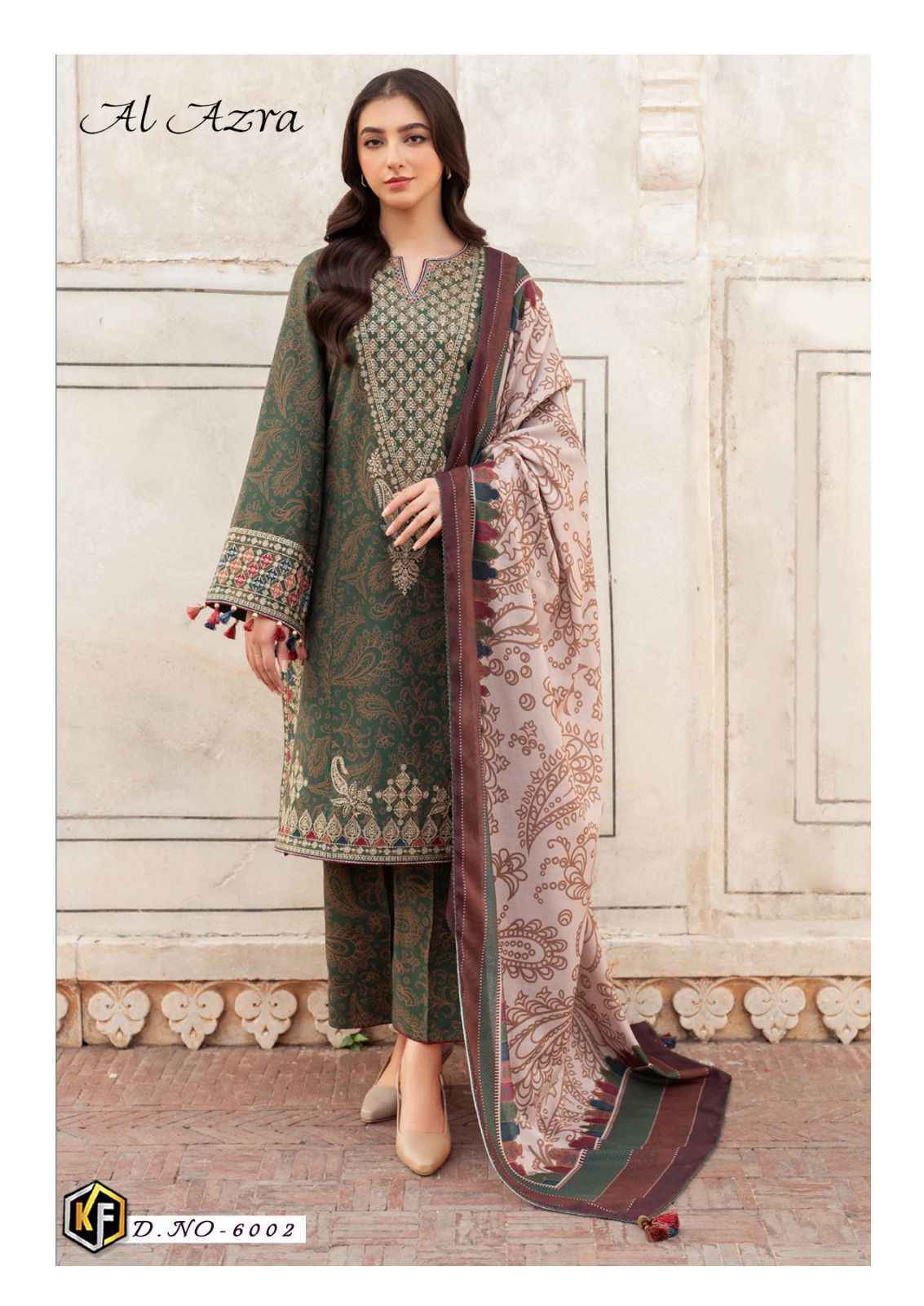 Keval Fab Al Azra Vol 6 Pakistani Salwar Kameez At Wholesale Price ( 6 pcs Catalogue )