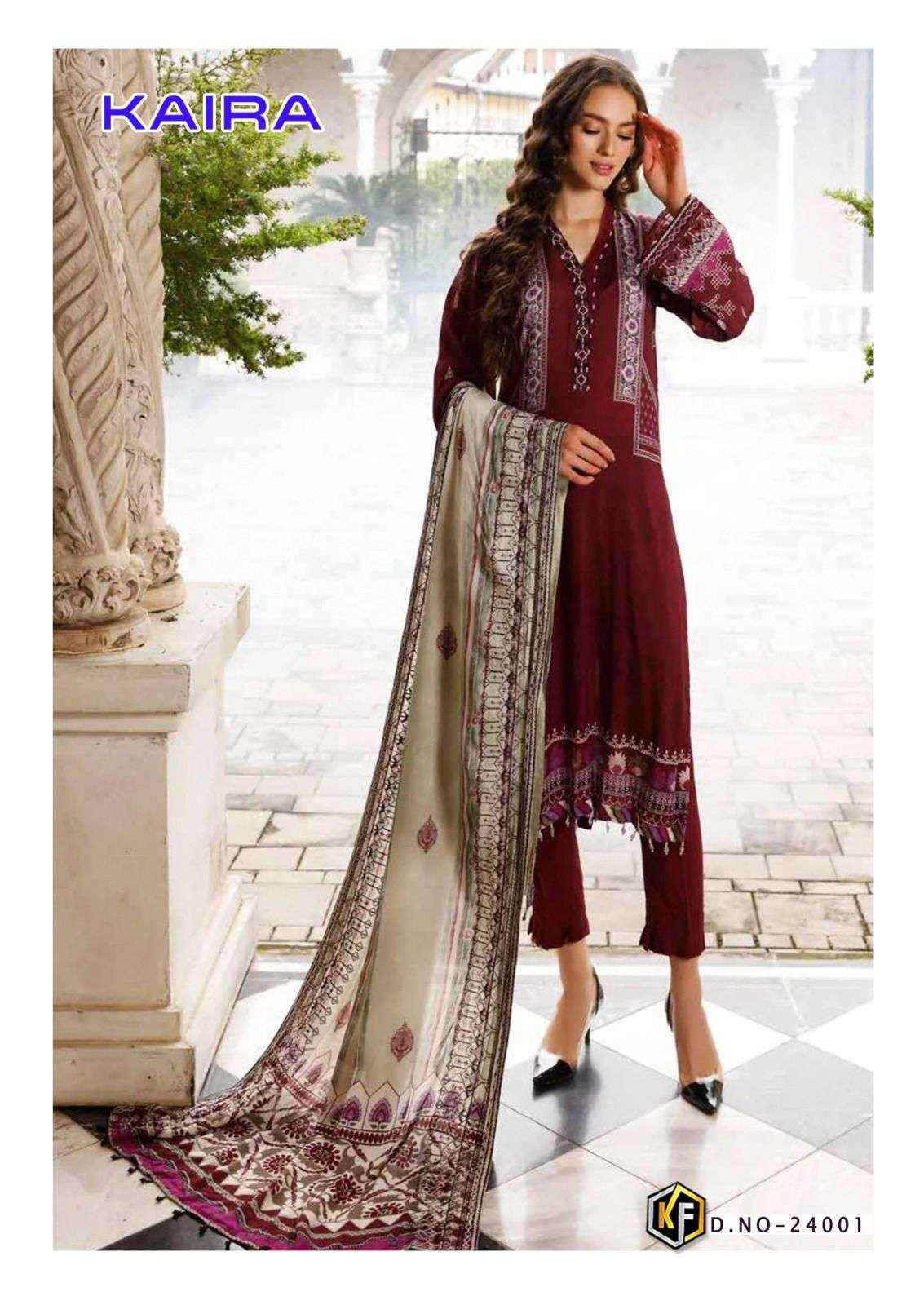 Keval Fab Kaira Vol 24 Wholesale Cotton Dress Material ( 6 pcs Catalogue )