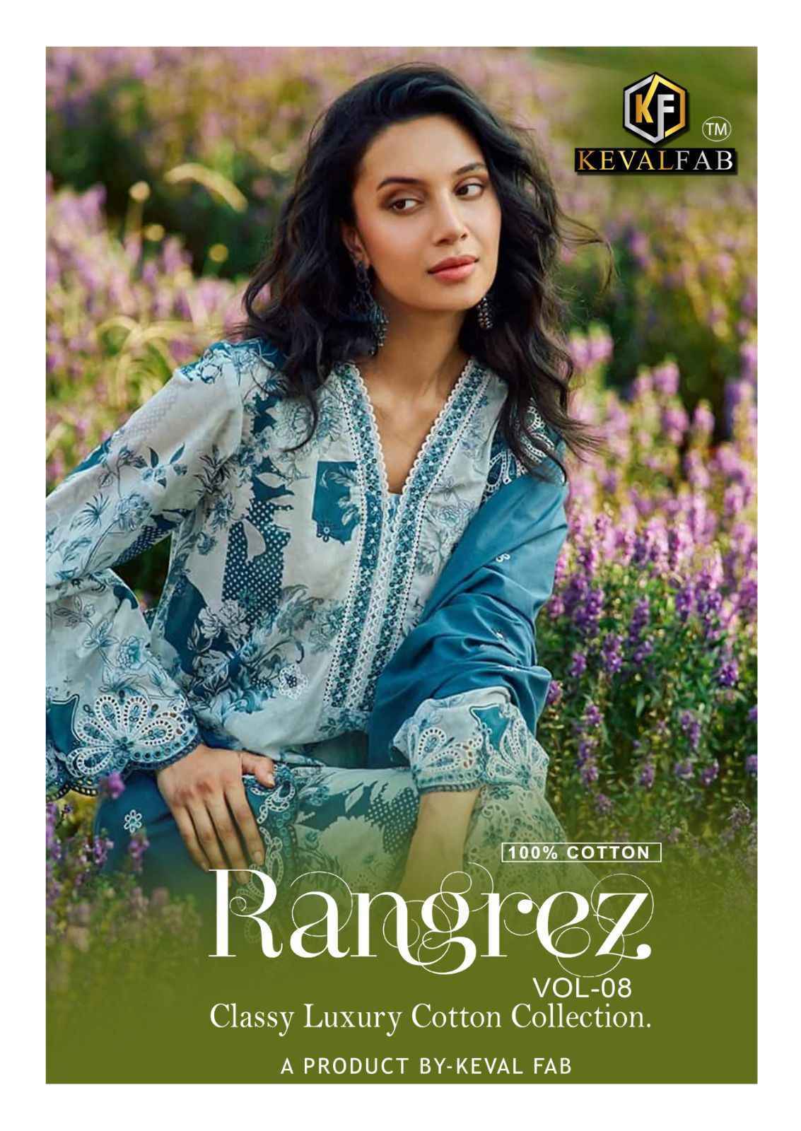 Keval Fab Rangrez Vol 8 Wholesale Cotton Dress Material ( 6 pcs Catalogue )