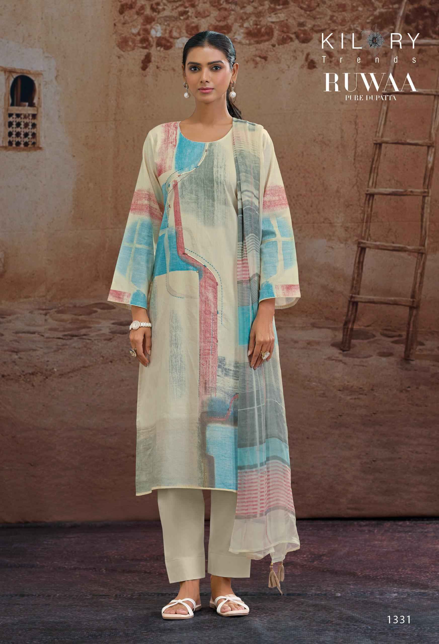 Kilory Trends Ruwaa Wholesale Cotton Dress Material Lowest Price ( 4 pcs Catalogue )