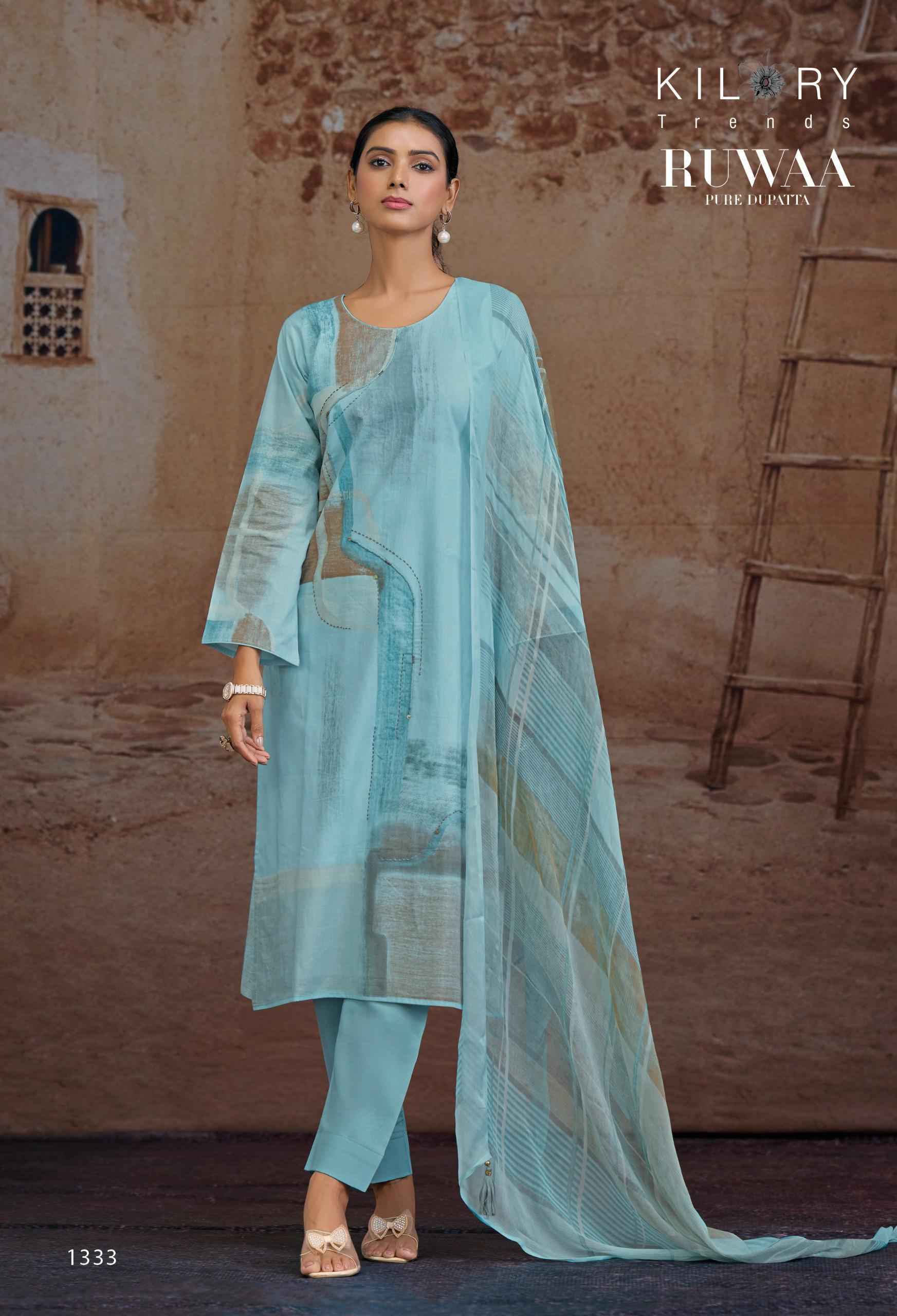 Kilory Trends Ruwaa Wholesale Cotton Dress Material Lowest Price ( 4 pcs Catalogue )