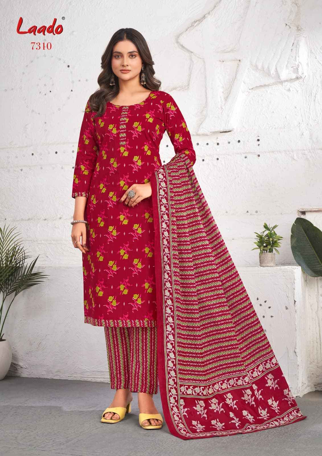 Laado cotton Vol 73 Cotton Punjabi Patiyala Salwar Suits ( 10 Pcs Catalogue )