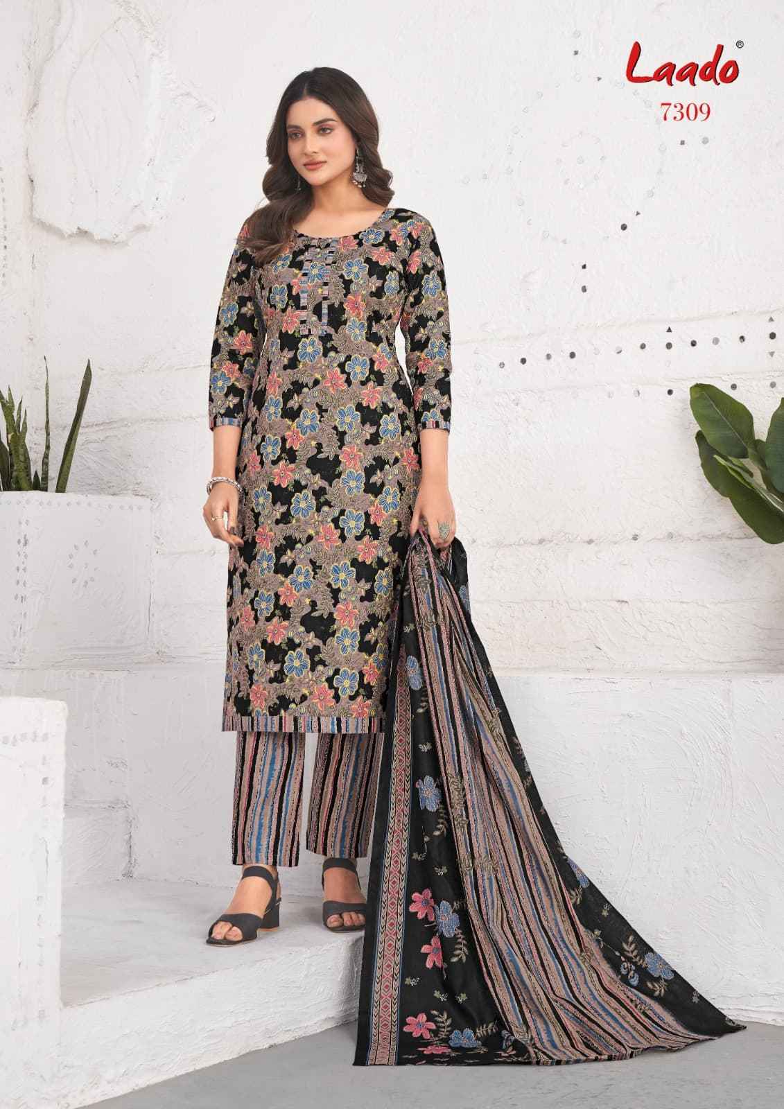 Laado cotton Vol 73 Cotton Punjabi Patiyala Salwar Suits ( 10 Pcs Catalogue )