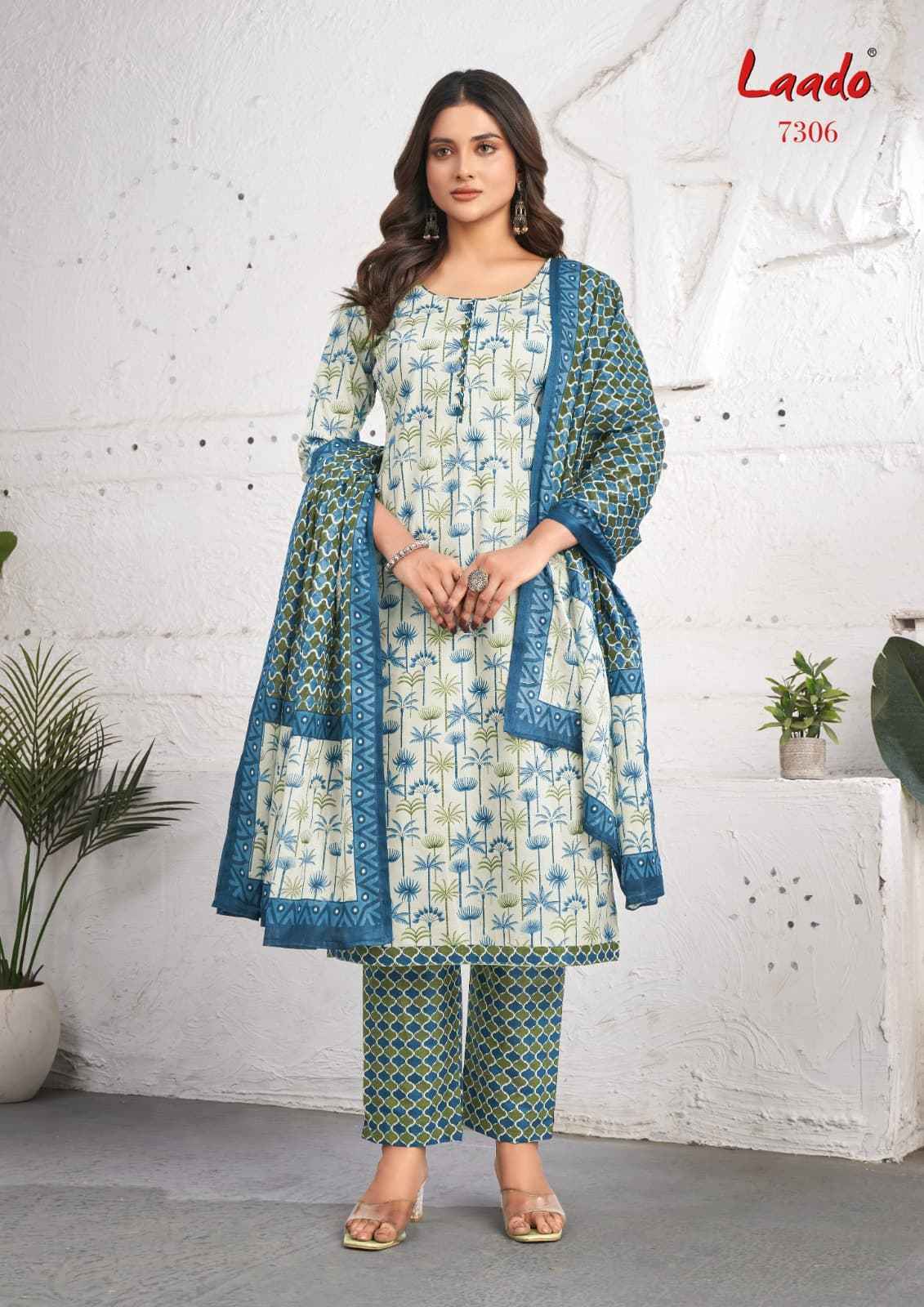 Laado cotton Vol 73 Cotton Punjabi Patiyala Salwar Suits ( 10 Pcs Catalogue )